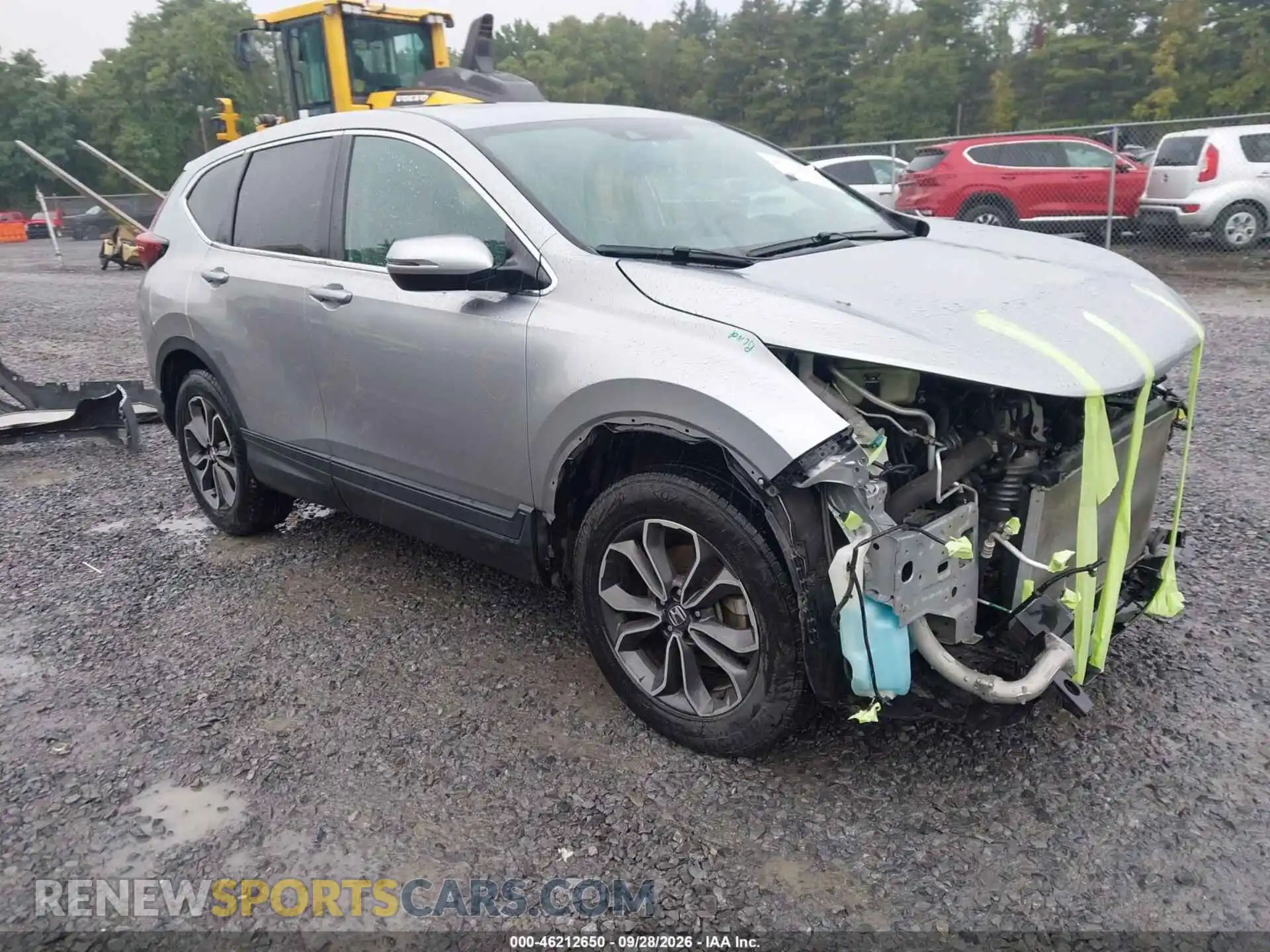 1 Photograph of a damaged car 2HKRW2H89MH610502 HONDA CR-V 2021