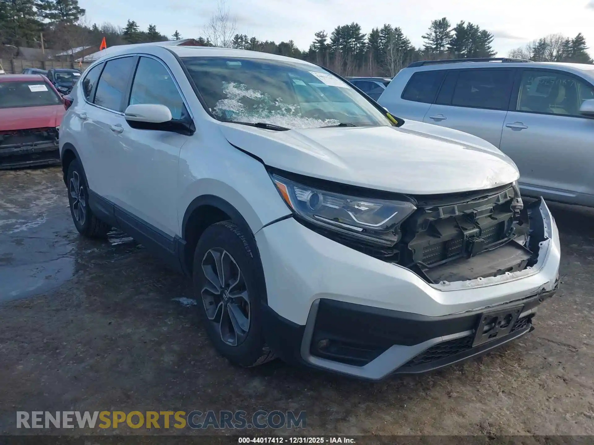 1 Photograph of a damaged car 2HKRW2H89MH615294 HONDA CR-V 2021