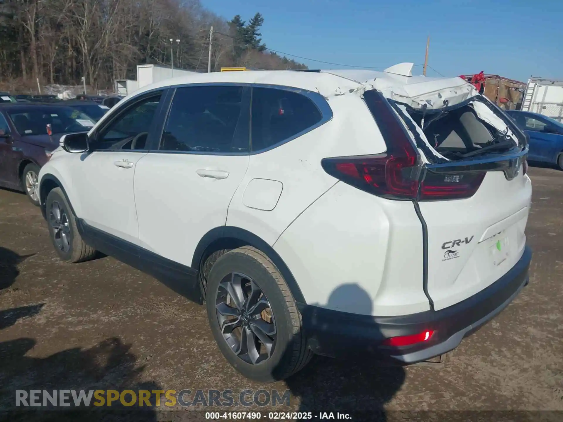 3 fotografías del automóvil dañado 2HKRW2H89MH615943 HONDA CR-V 2021