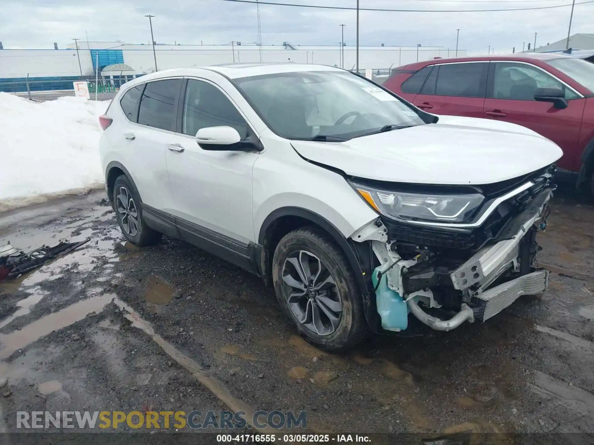 1 Photograph of a damaged car 2HKRW2H89MH646433 HONDA CR-V 2021