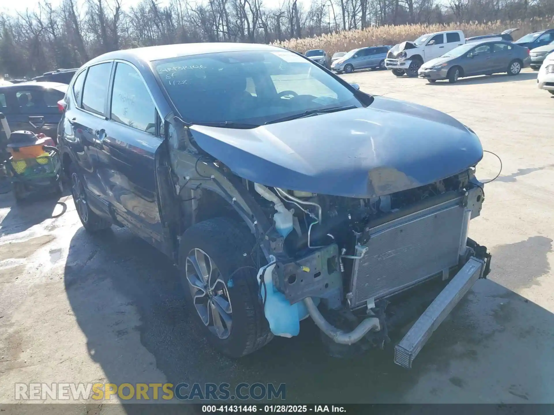 1 Photograph of a damaged car 2HKRW2H89MH648795 HONDA CR-V 2021
