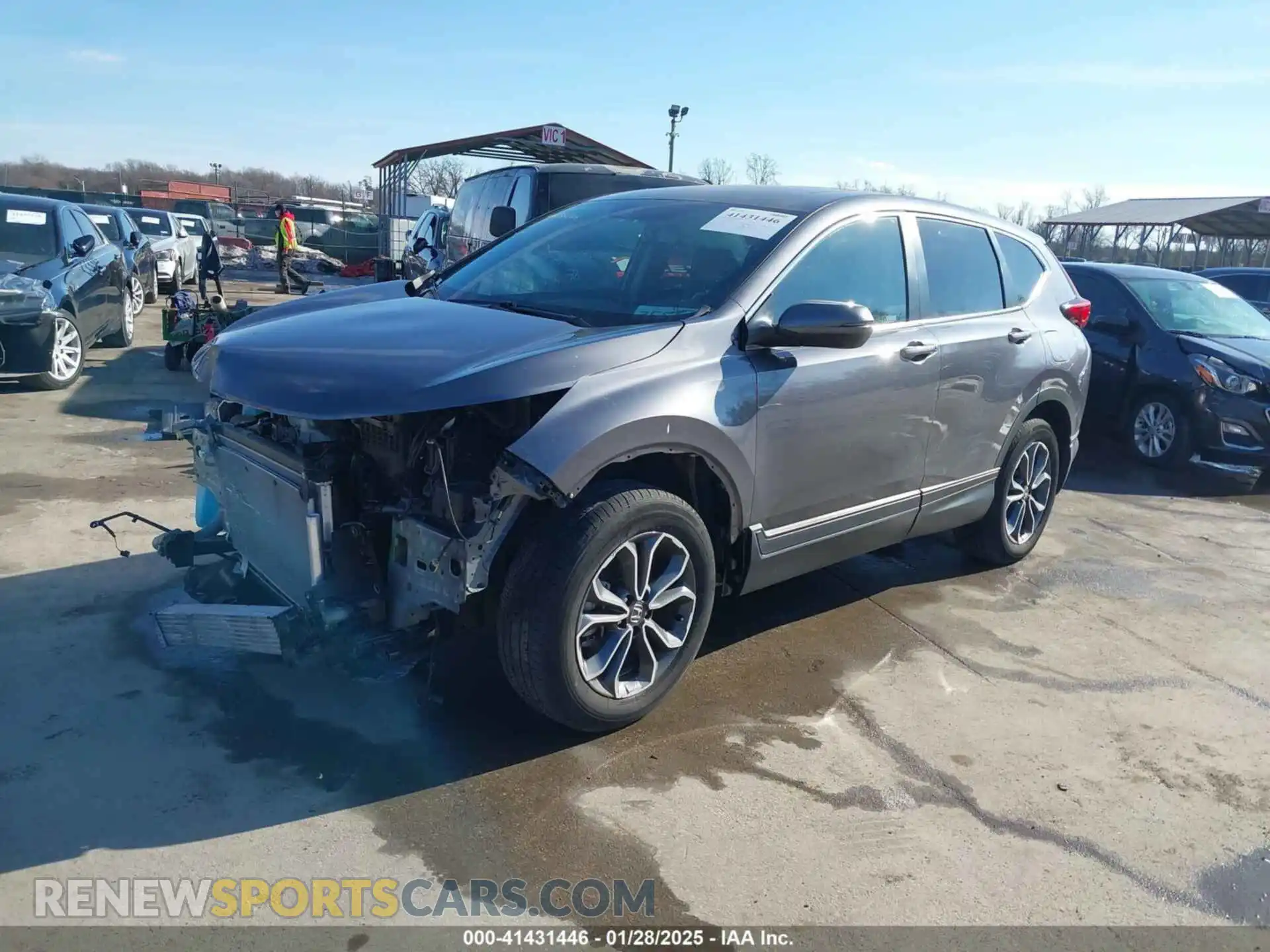 2 Photograph of a damaged car 2HKRW2H89MH648795 HONDA CR-V 2021