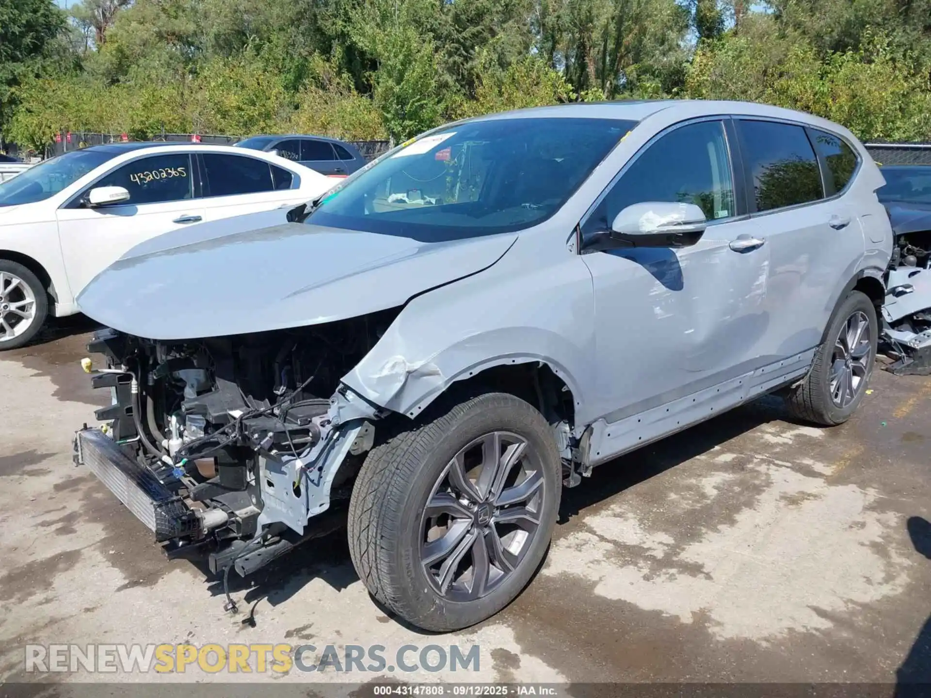 2 Photograph of a damaged car 2HKRW2H97MH653518 HONDA CR-V 2021