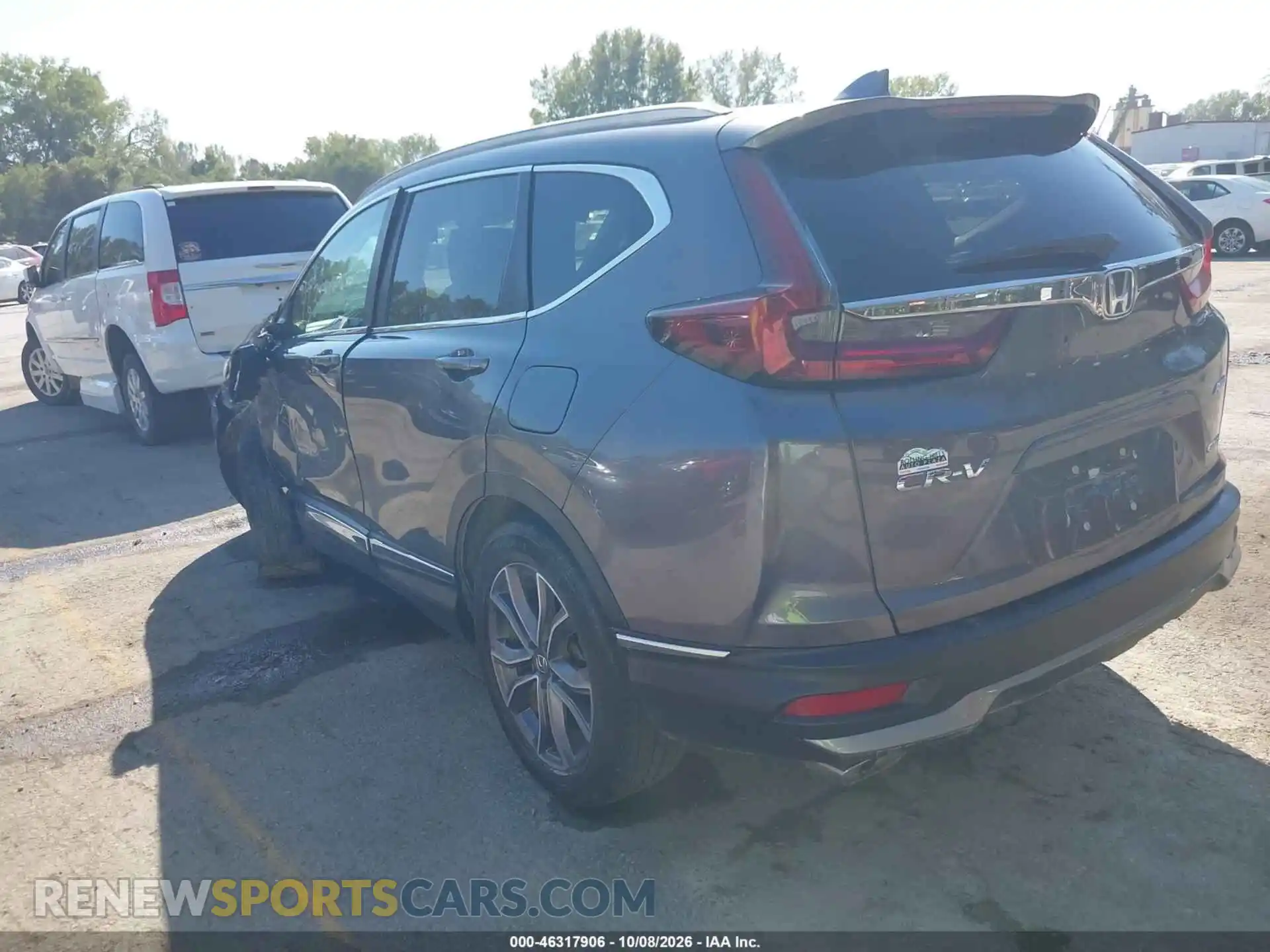 3 fotografías del automóvil dañado 2HKRW2H9XMH602904 HONDA CR-V 2021