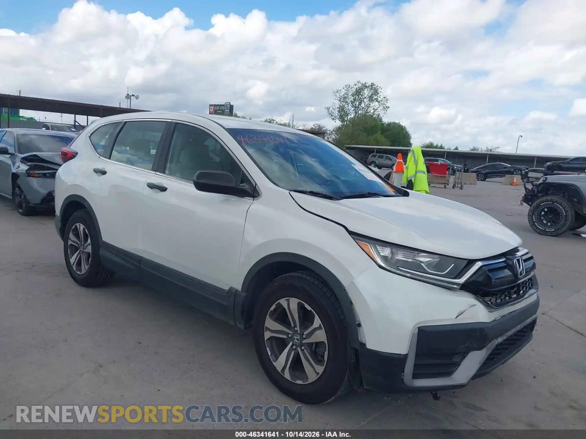 1 Photograph of a damaged car 5J6RW1H21ML005840 HONDA CR-V 2021