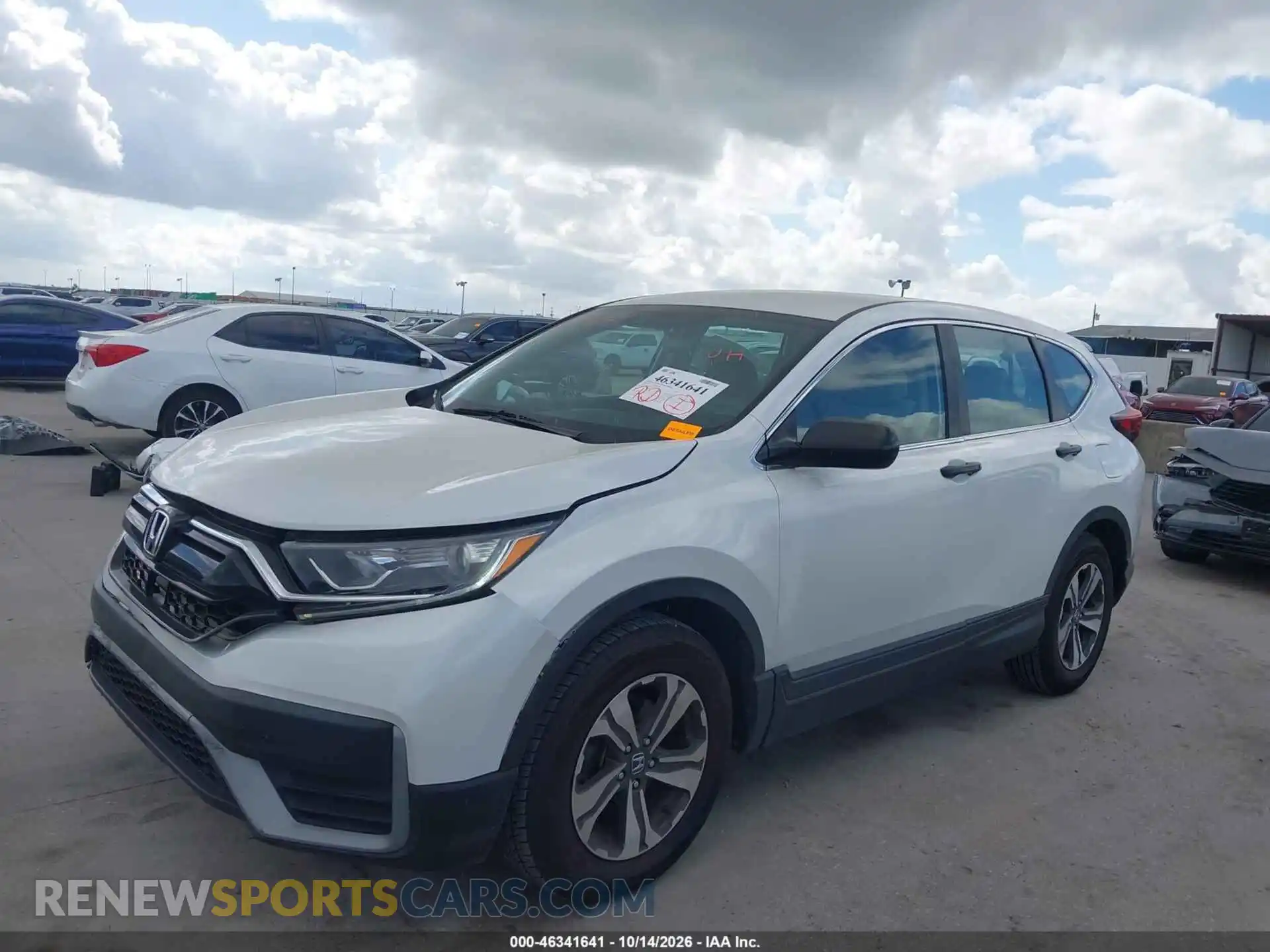 2 Photograph of a damaged car 5J6RW1H21ML005840 HONDA CR-V 2021