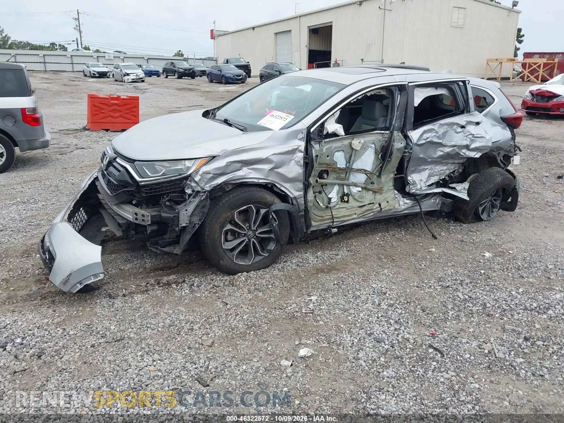 2 Фотография поврежденного автомобиля 5J6RW1H55MA010738 HONDA CR-V 2021