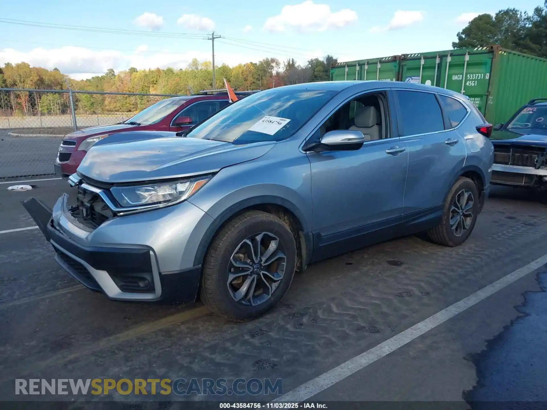 2 Photograph of a damaged car 5J6RW1H55MA011758 HONDA CR-V 2021