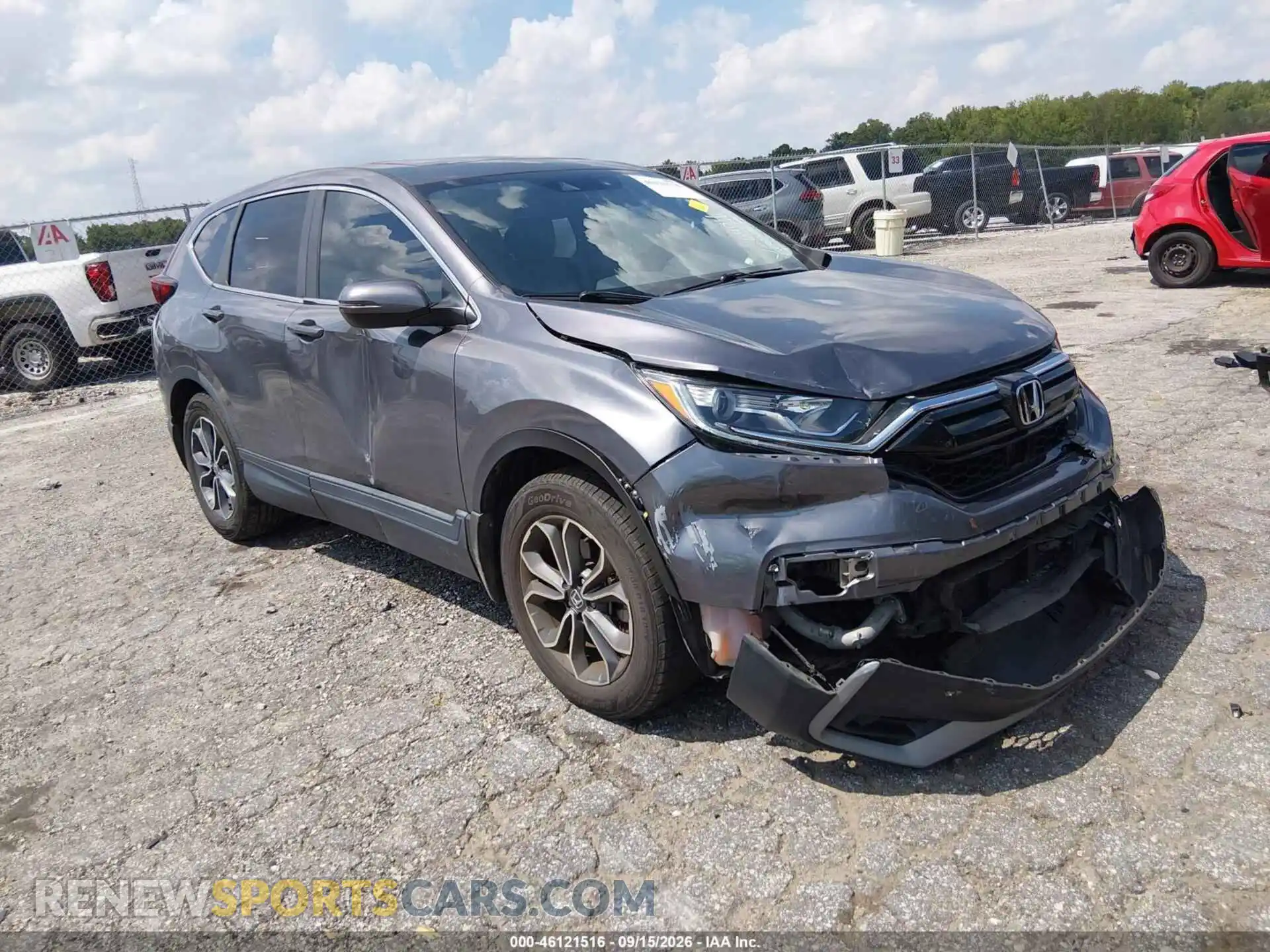 1 Photograph of a damaged car 5J6RW1H55ML006404 HONDA CR-V 2021