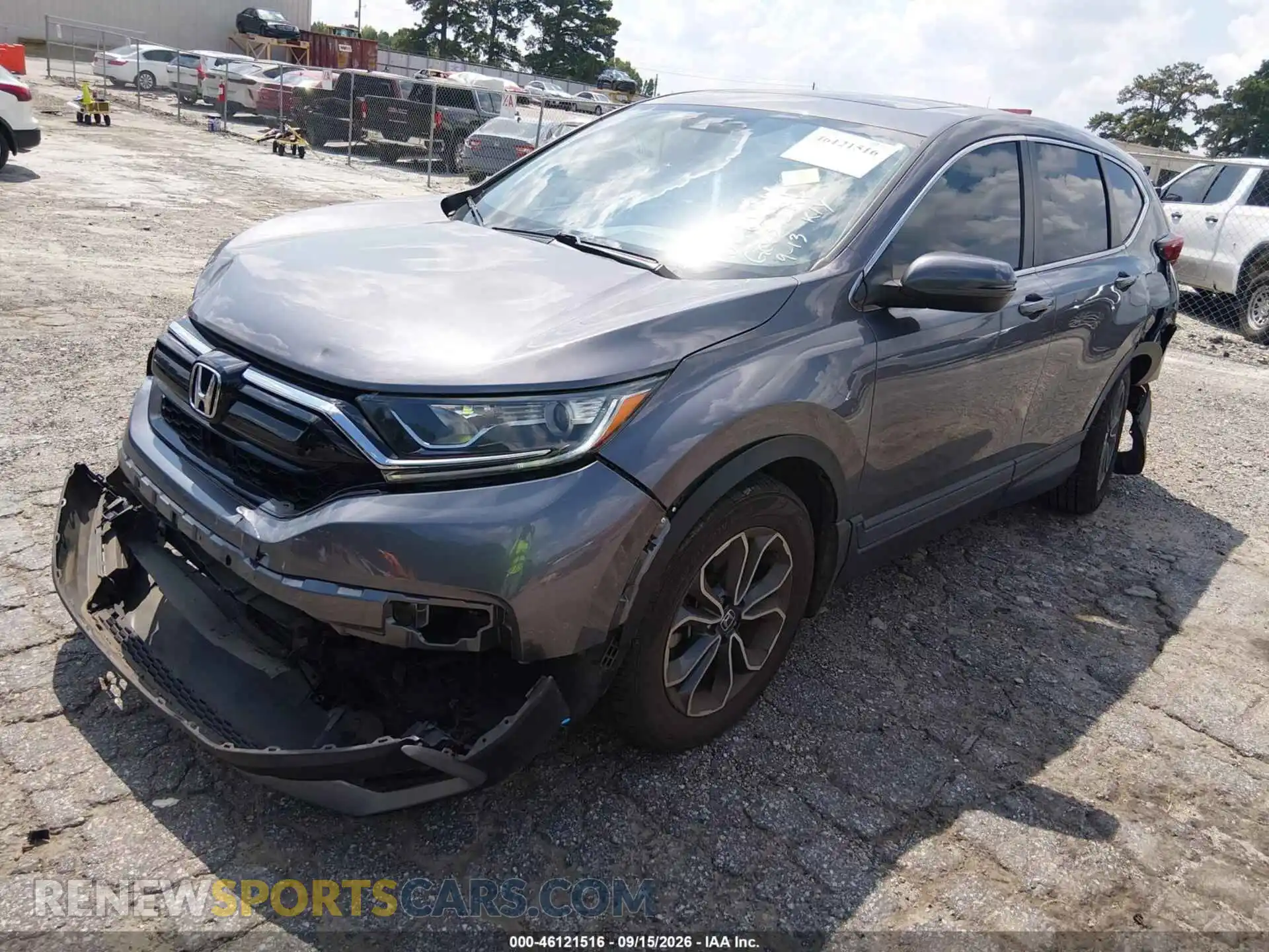 2 Photograph of a damaged car 5J6RW1H55ML006404 HONDA CR-V 2021