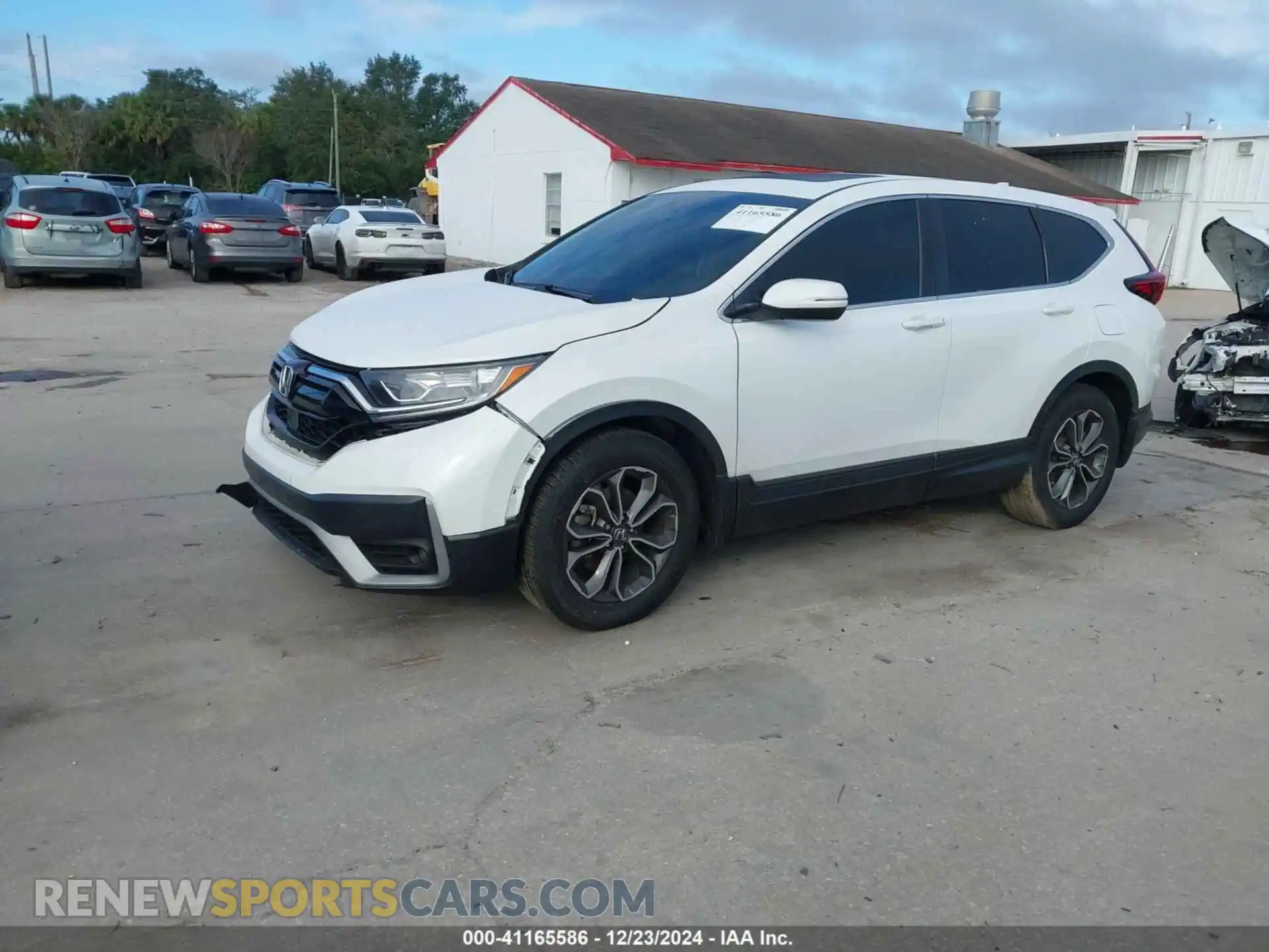 2 Photograph of a damaged car 5J6RW1H56MA008030 HONDA CR-V 2021