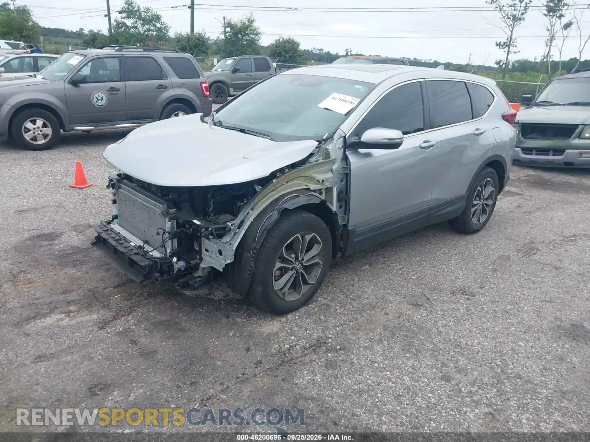2 Фотография поврежденного автомобиля 5J6RW1H83MA008450 HONDA CR-V 2021