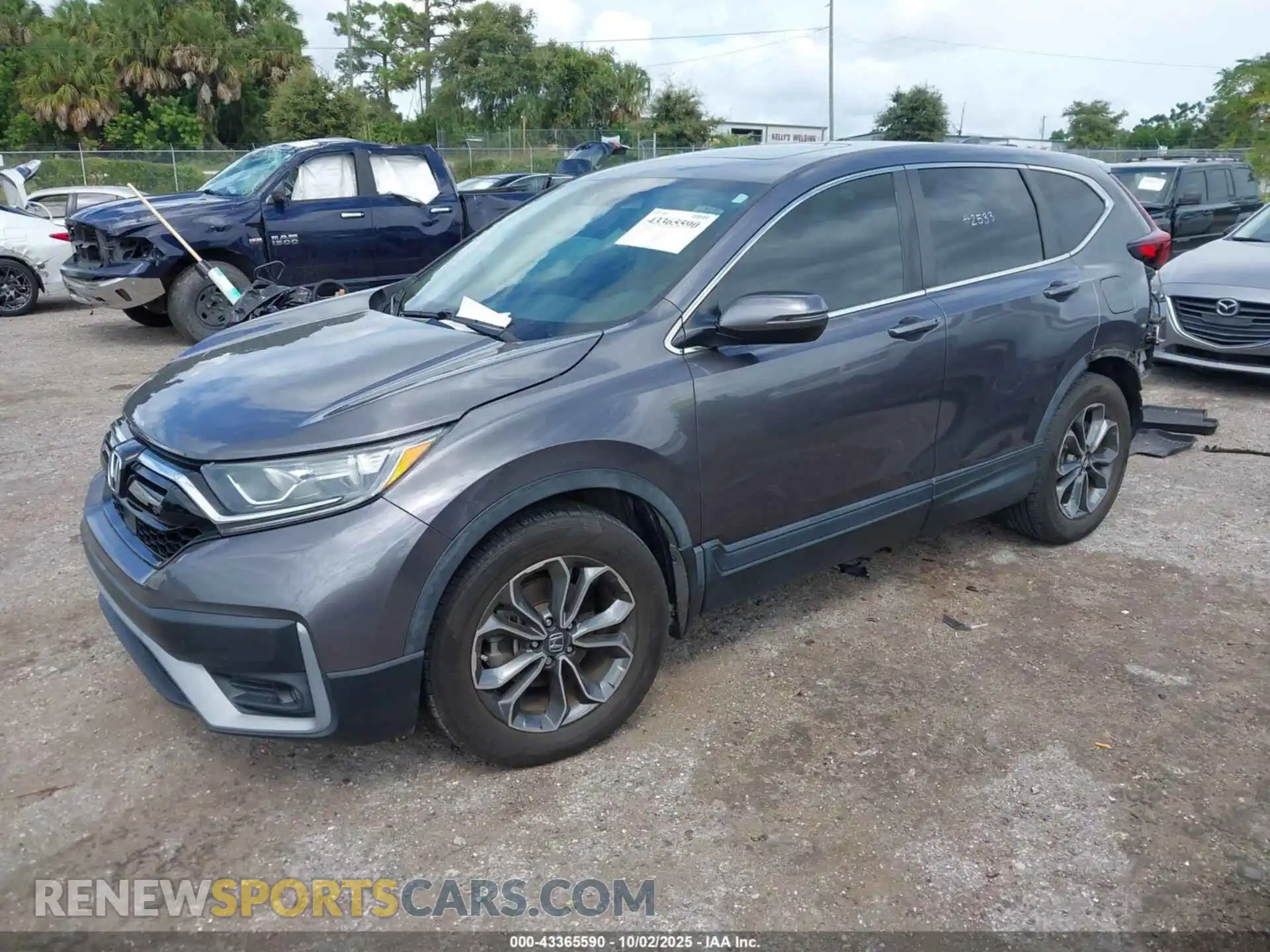 2 Photograph of a damaged car 5J6RW1H84MA011776 HONDA CR-V 2021
