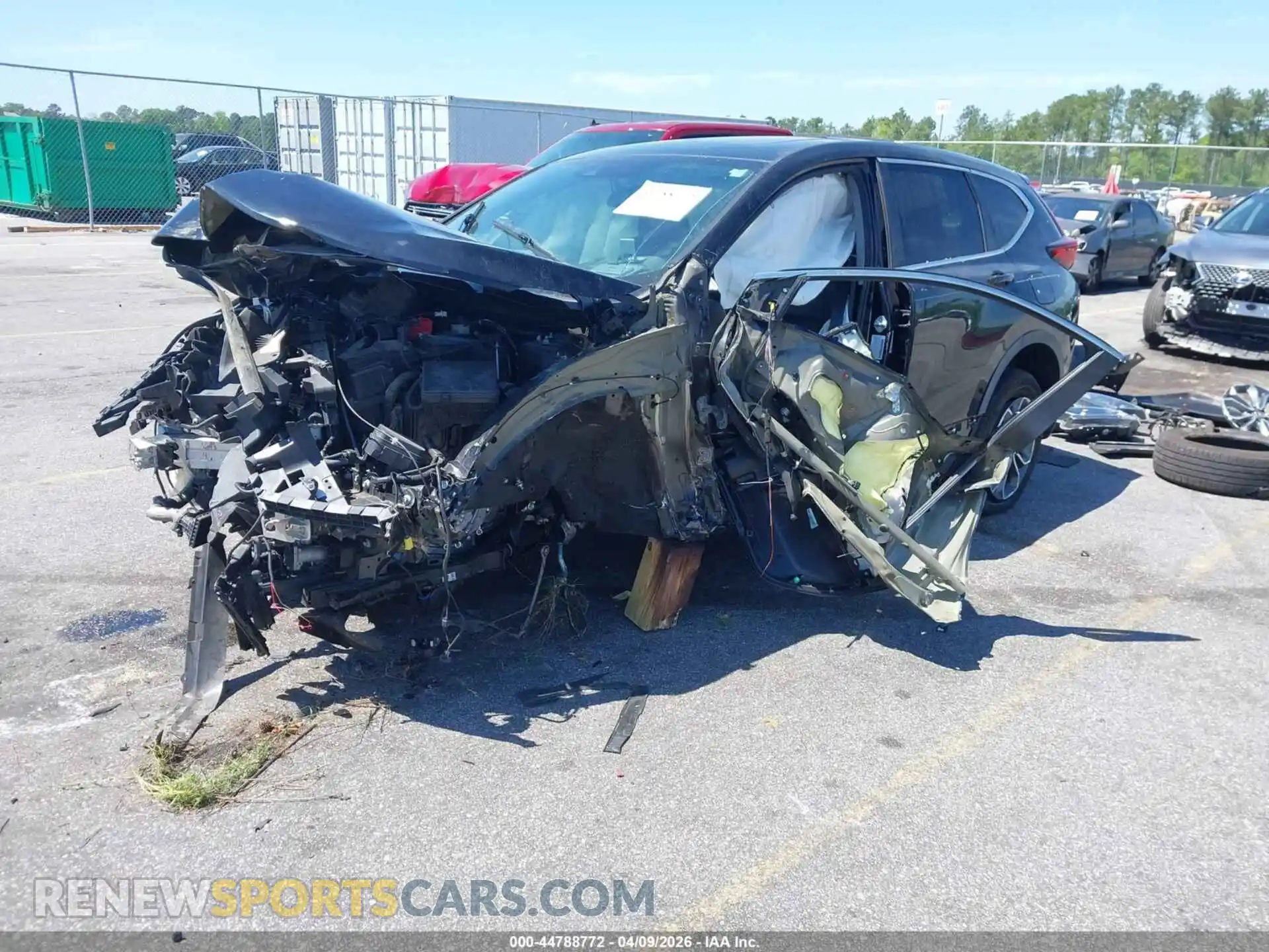 2 Photograph of a damaged car 5J6RW1H88ML010151 HONDA CR-V 2021