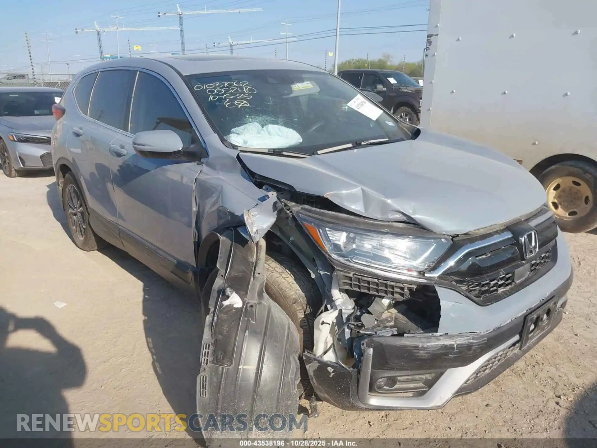 1 fotografías del automóvil dañado 5J6RW1H8XMA005240 HONDA CR-V 2021