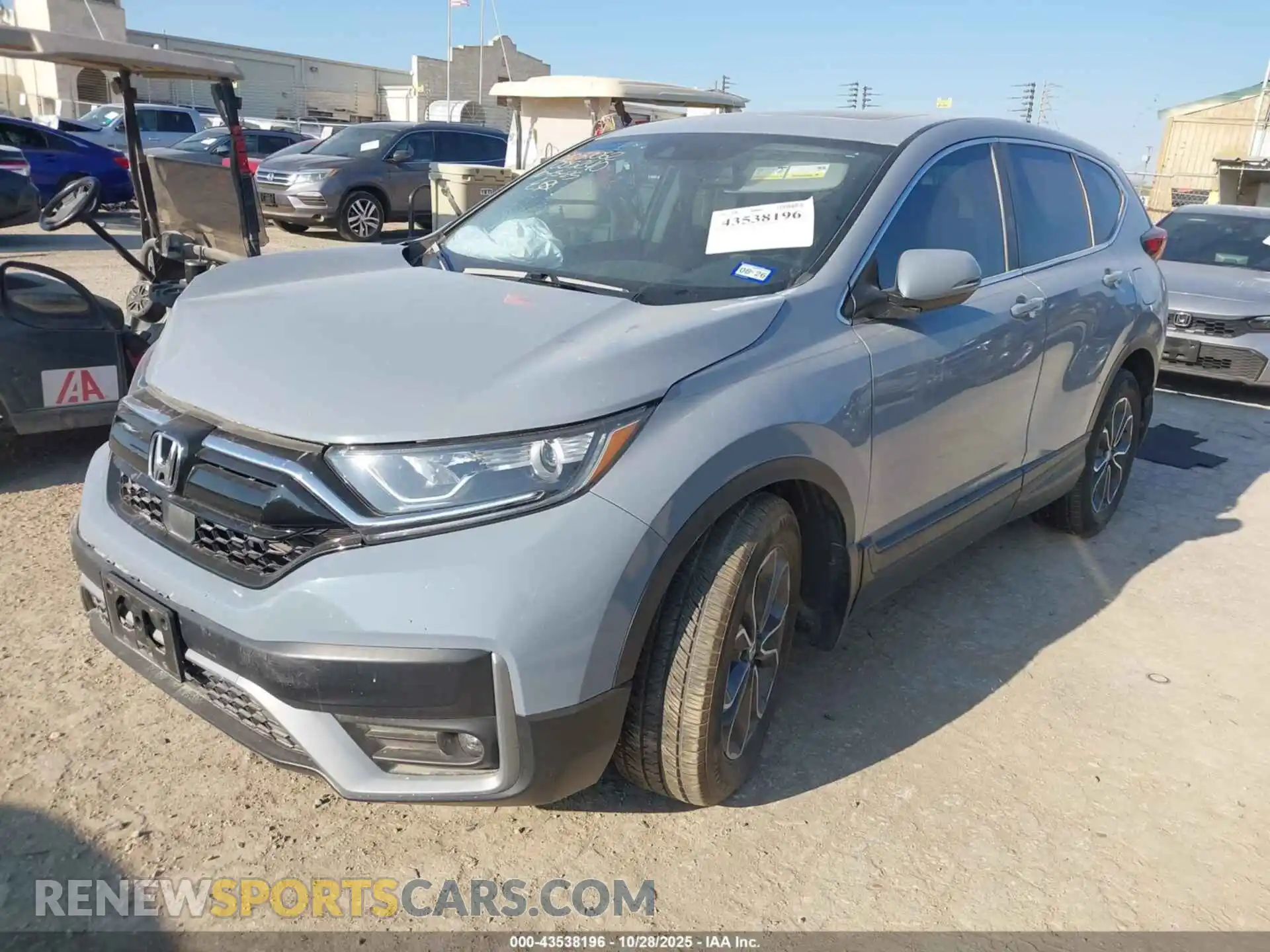 2 fotografías del automóvil dañado 5J6RW1H8XMA005240 HONDA CR-V 2021