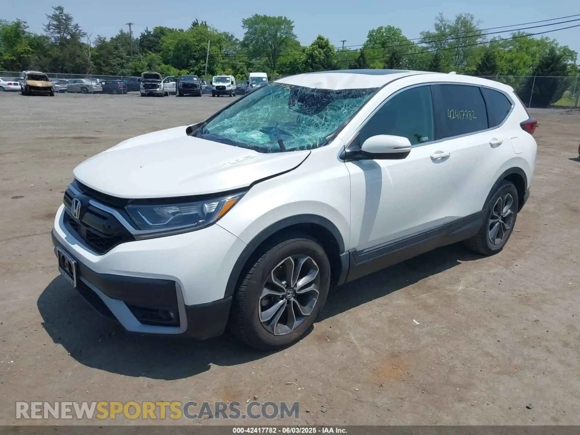 2 Photograph of a damaged car 5J6RW1H8XMA011376 HONDA CR-V 2021