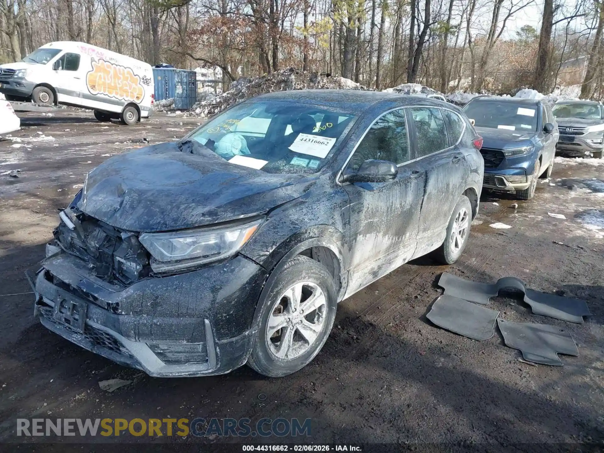 2 Photograph of a damaged car 5J6RW2H27ML017996 HONDA CR-V 2021