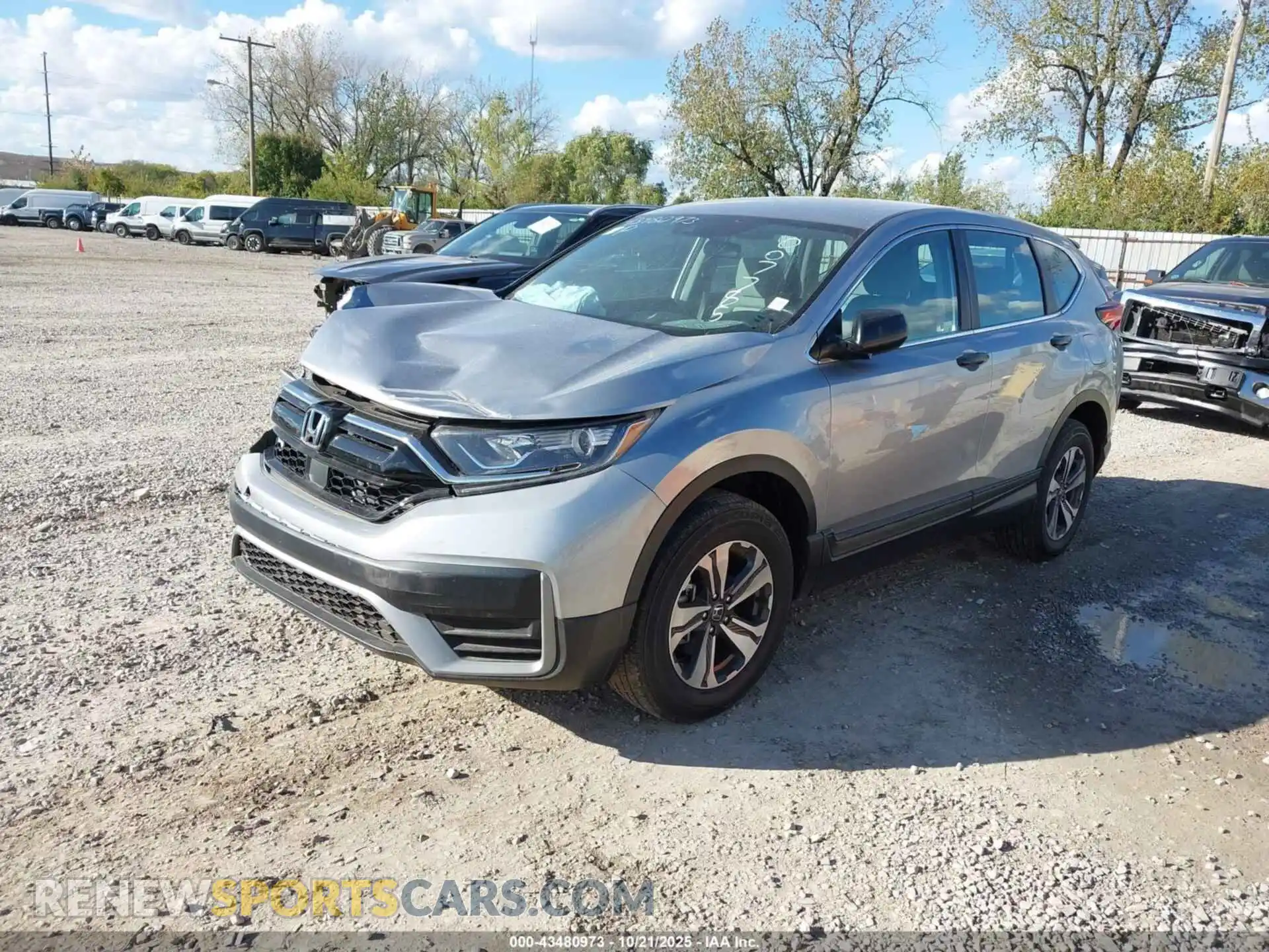 2 Photograph of a damaged car 5J6RW2H2XML007785 HONDA CR-V 2021