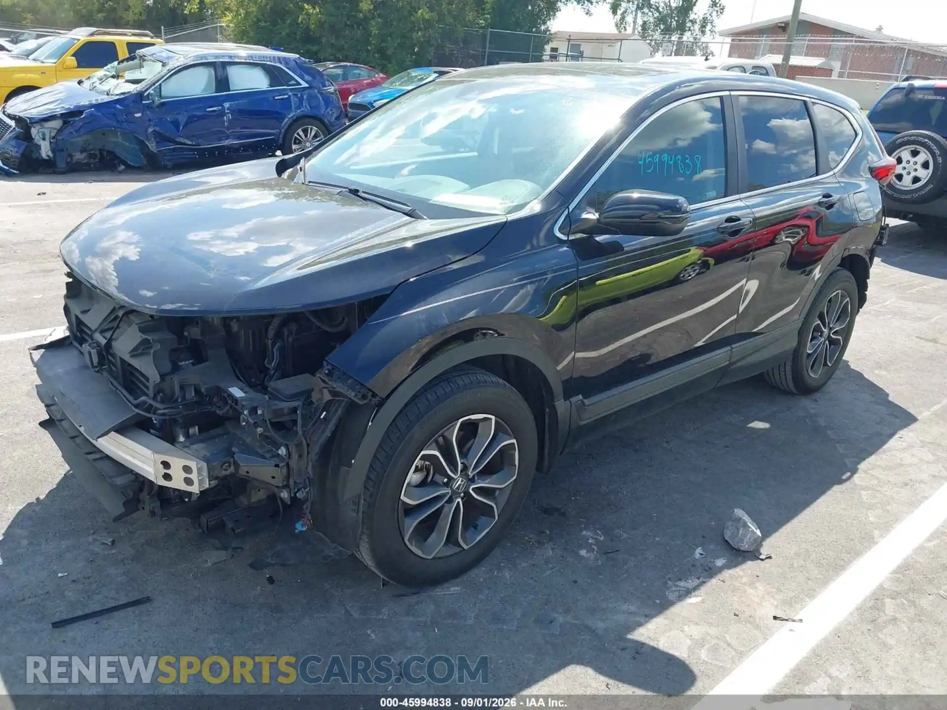 2 Photograph of a damaged car 5J6RW2H50MA006411 HONDA CR-V 2021