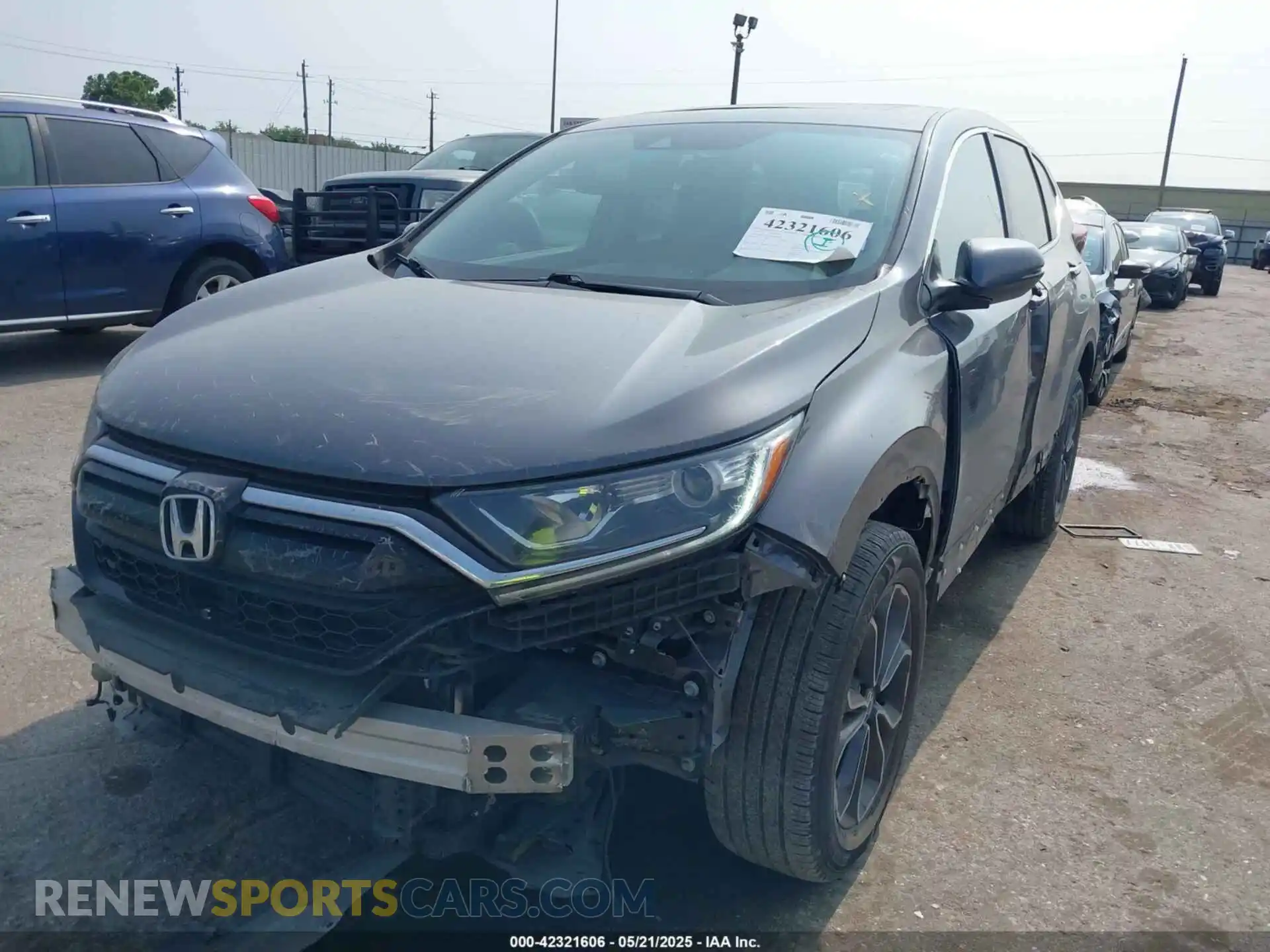 2 Photograph of a damaged car 5J6RW2H50MA007140 HONDA CR-V 2021