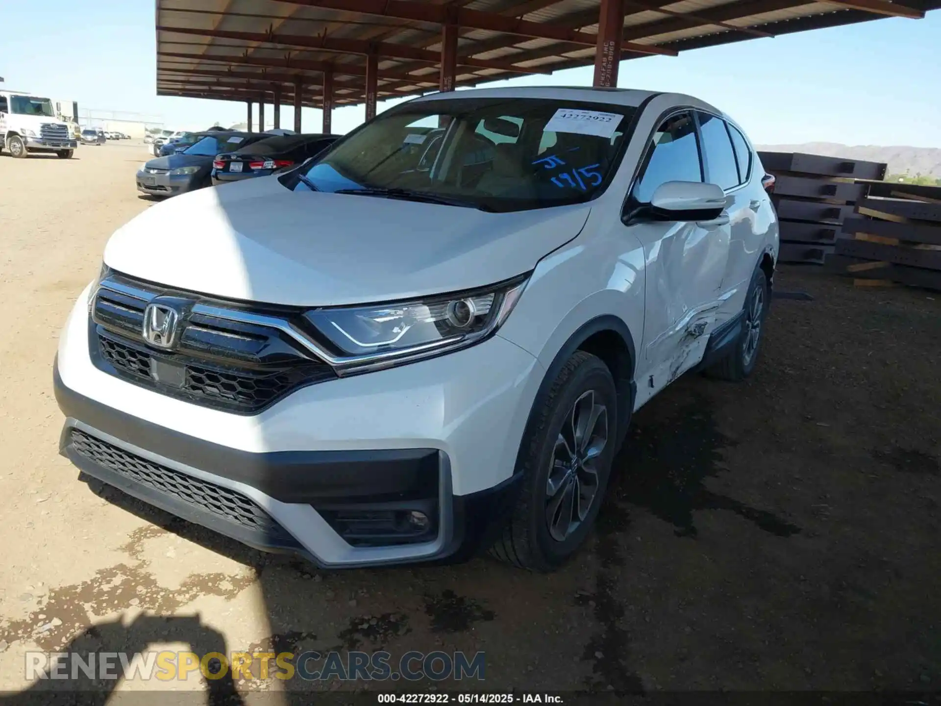 2 Photograph of a damaged car 5J6RW2H51MA014940 HONDA CR-V 2021