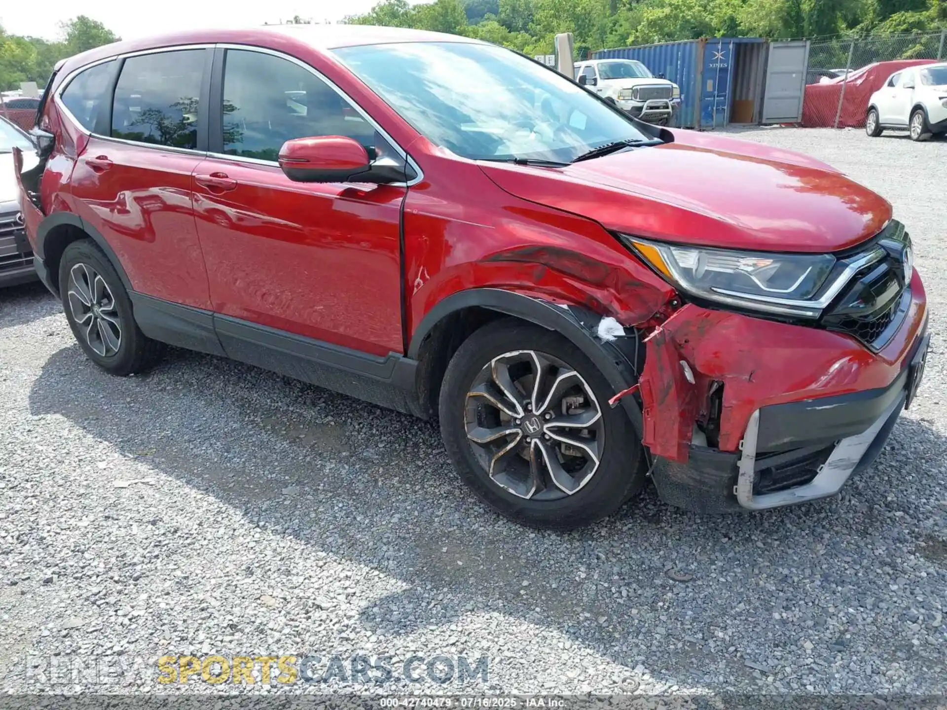 1 Photograph of a damaged car 5J6RW2H54ML004312 HONDA CR-V 2021