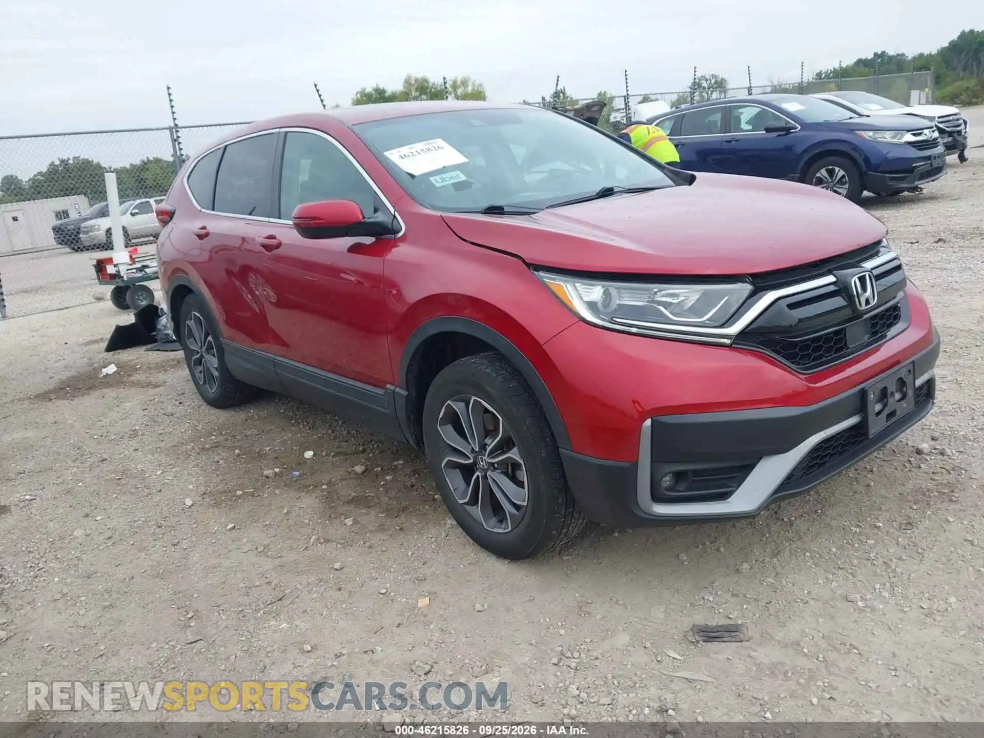 1 Photograph of a damaged car 5J6RW2H54ML006674 HONDA CR-V 2021