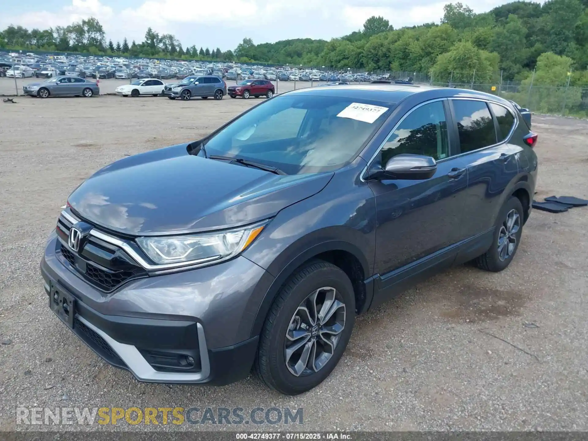 2 fotografías del automóvil dañado 5J6RW2H56MA013265 HONDA CR-V 2021