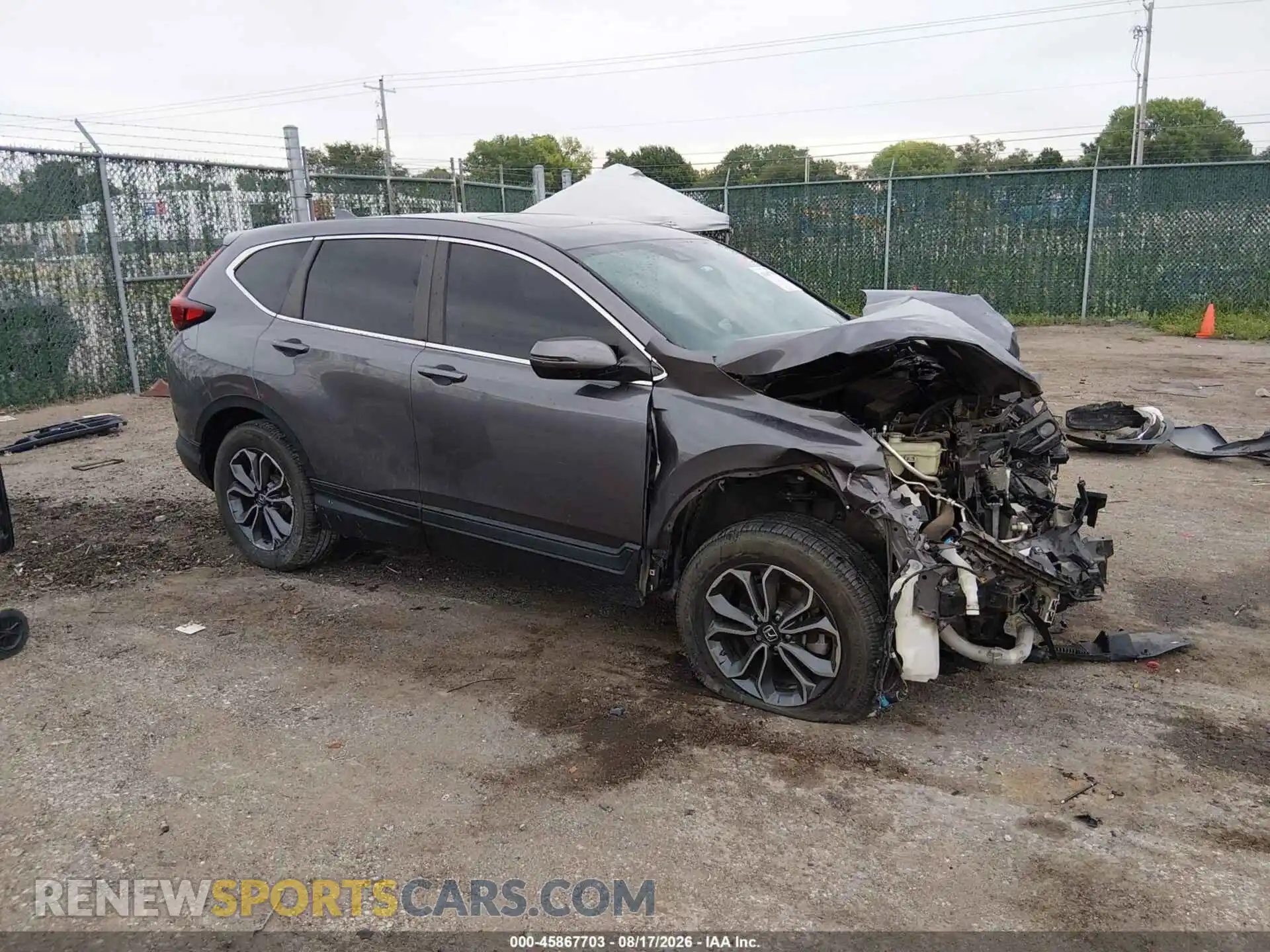 1 Photograph of a damaged car 5J6RW2H57MA005840 HONDA CR-V 2021