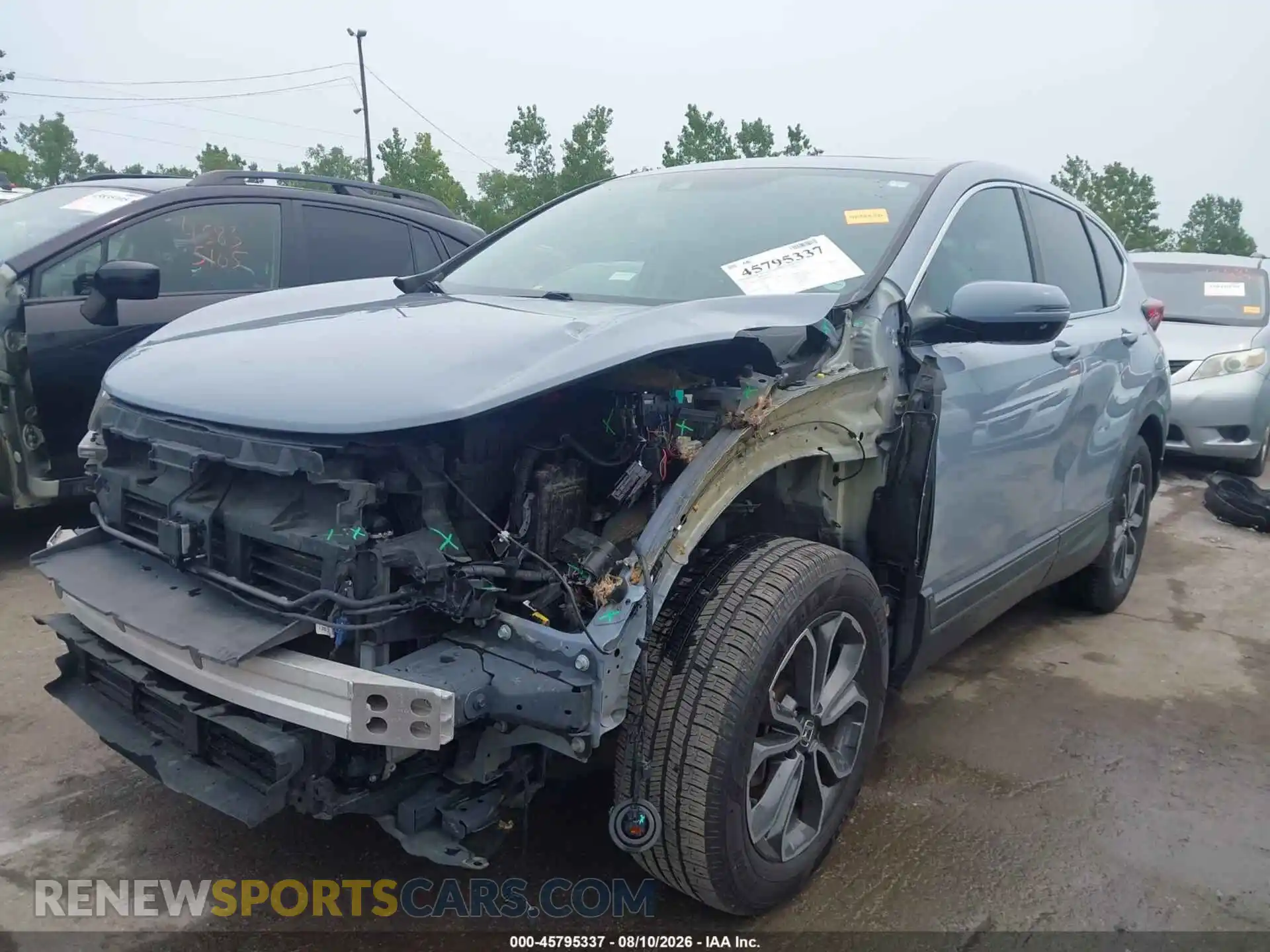 2 Photograph of a damaged car 5J6RW2H59MA005046 HONDA CR-V 2021