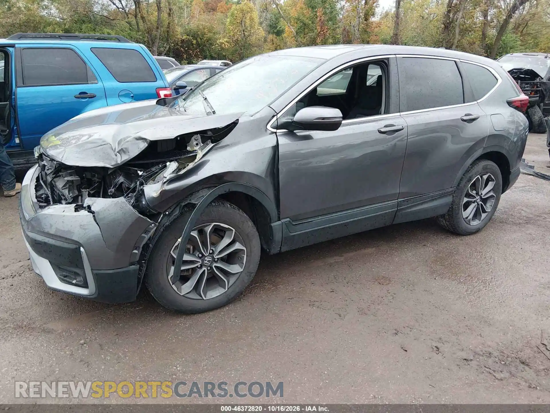 2 fotografías del automóvil dañado 5J6RW2H59MA012871 HONDA CR-V 2021