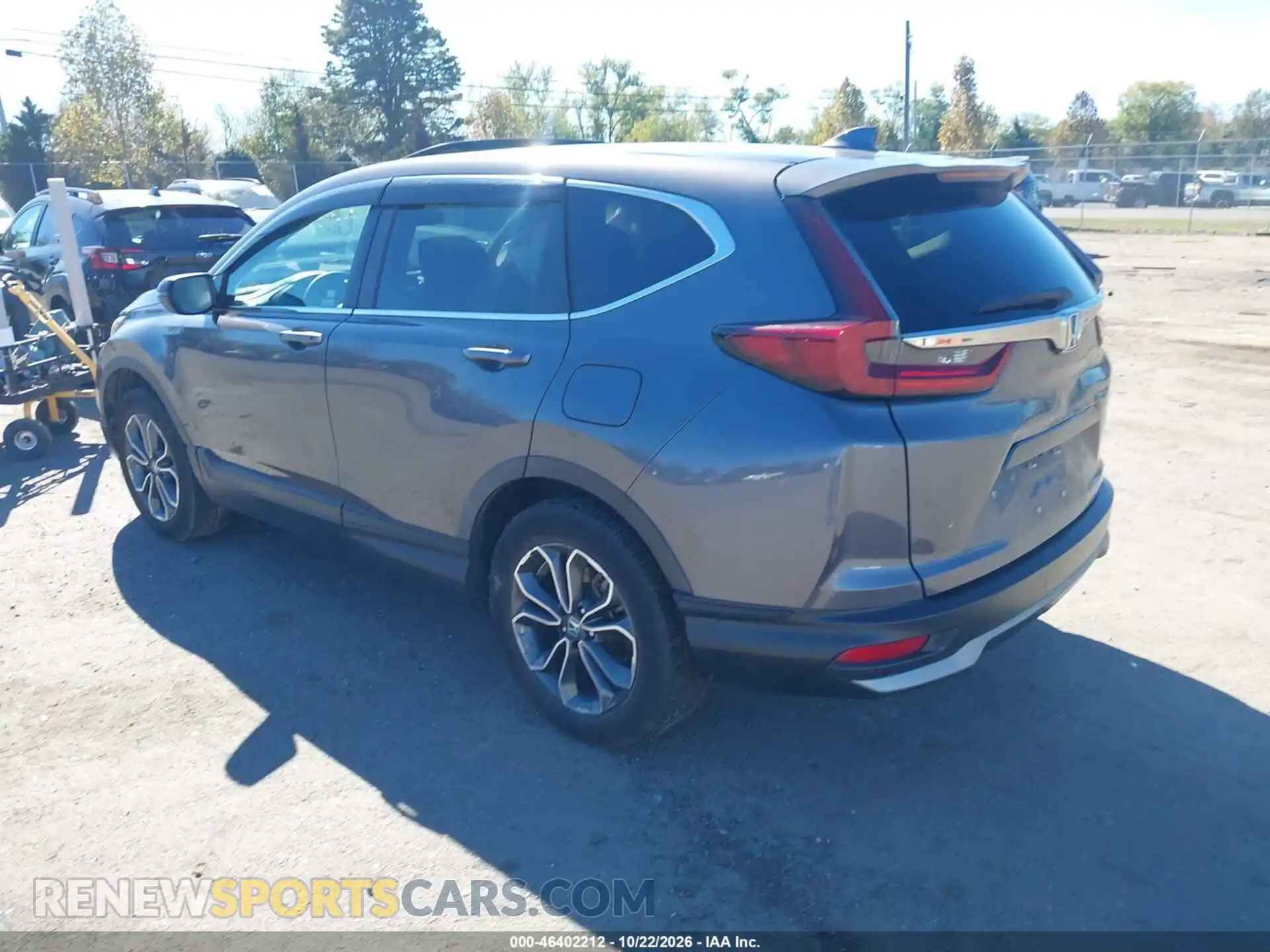 3 fotografías del automóvil dañado 5J6RW2H5XMA016721 HONDA CR-V 2021