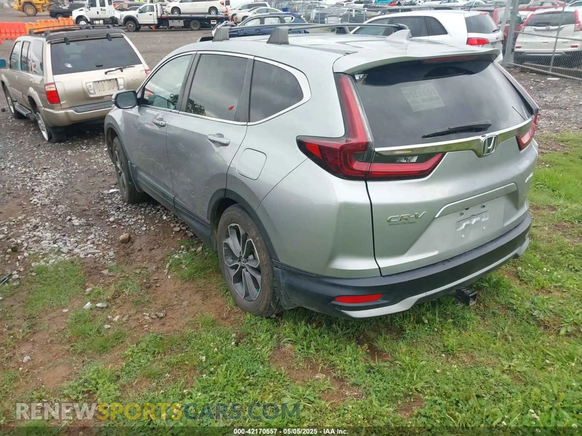 3 fotografías del automóvil dañado 5J6RW2H5XML007330 HONDA CR-V 2021