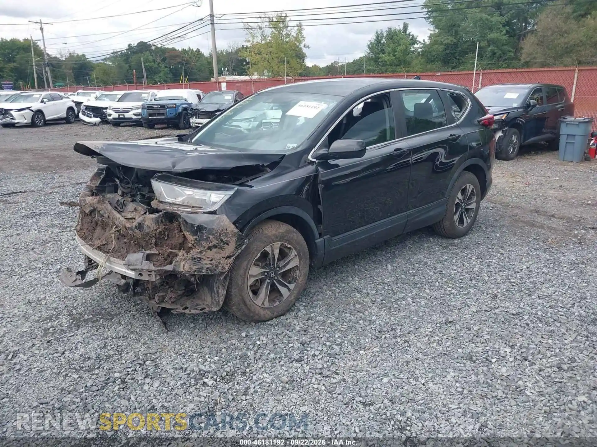 2 fotografías del automóvil dañado 5J6RW2H7XML026848 HONDA CR-V 2021