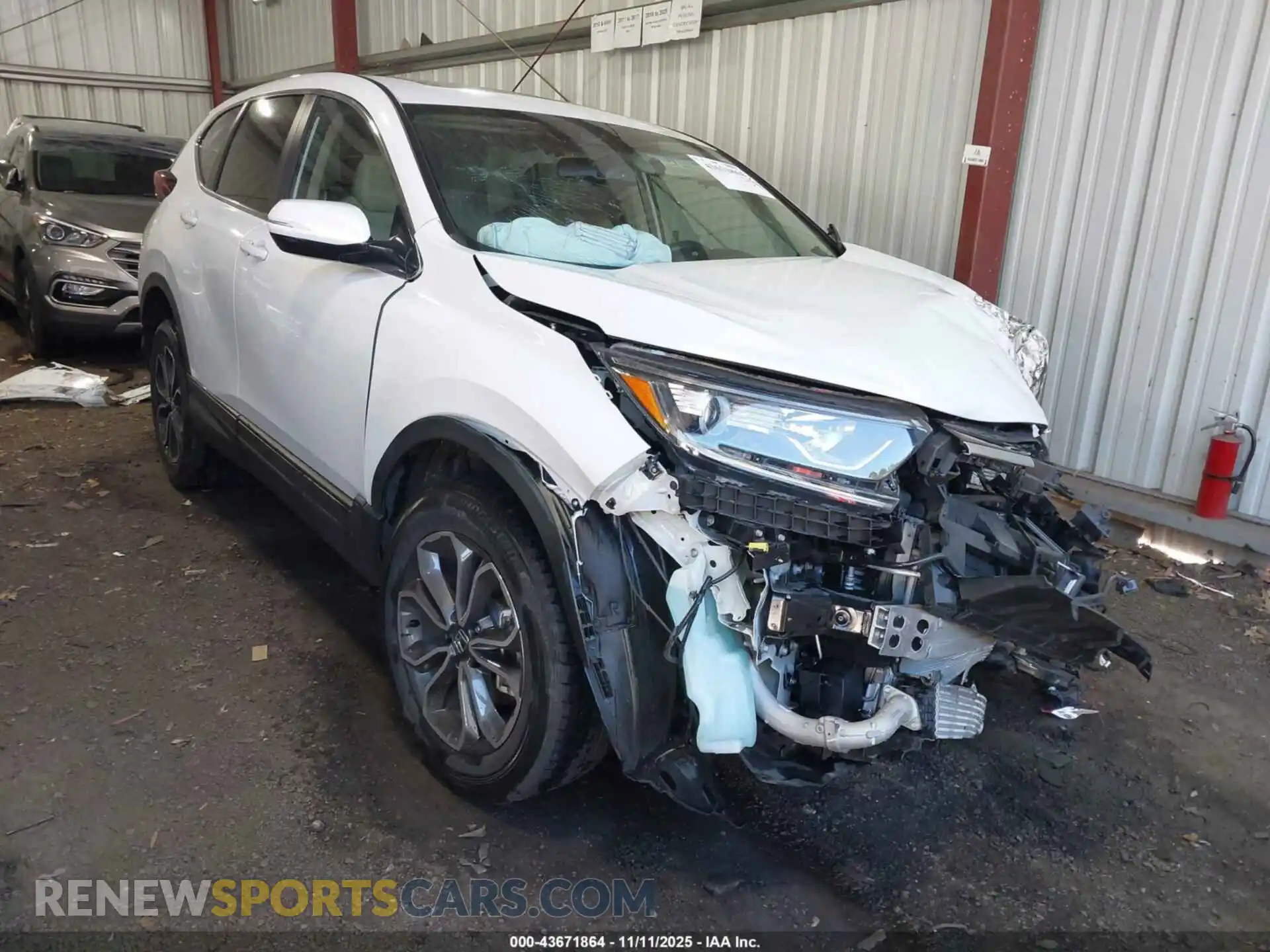 1 Photograph of a damaged car 5J6RW2H80MA007679 HONDA CR-V 2021