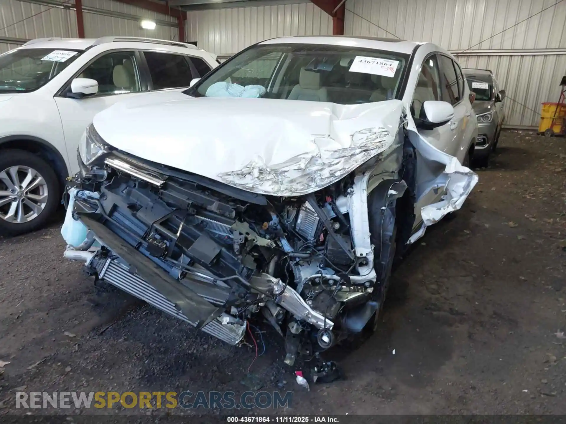 2 Photograph of a damaged car 5J6RW2H80MA007679 HONDA CR-V 2021