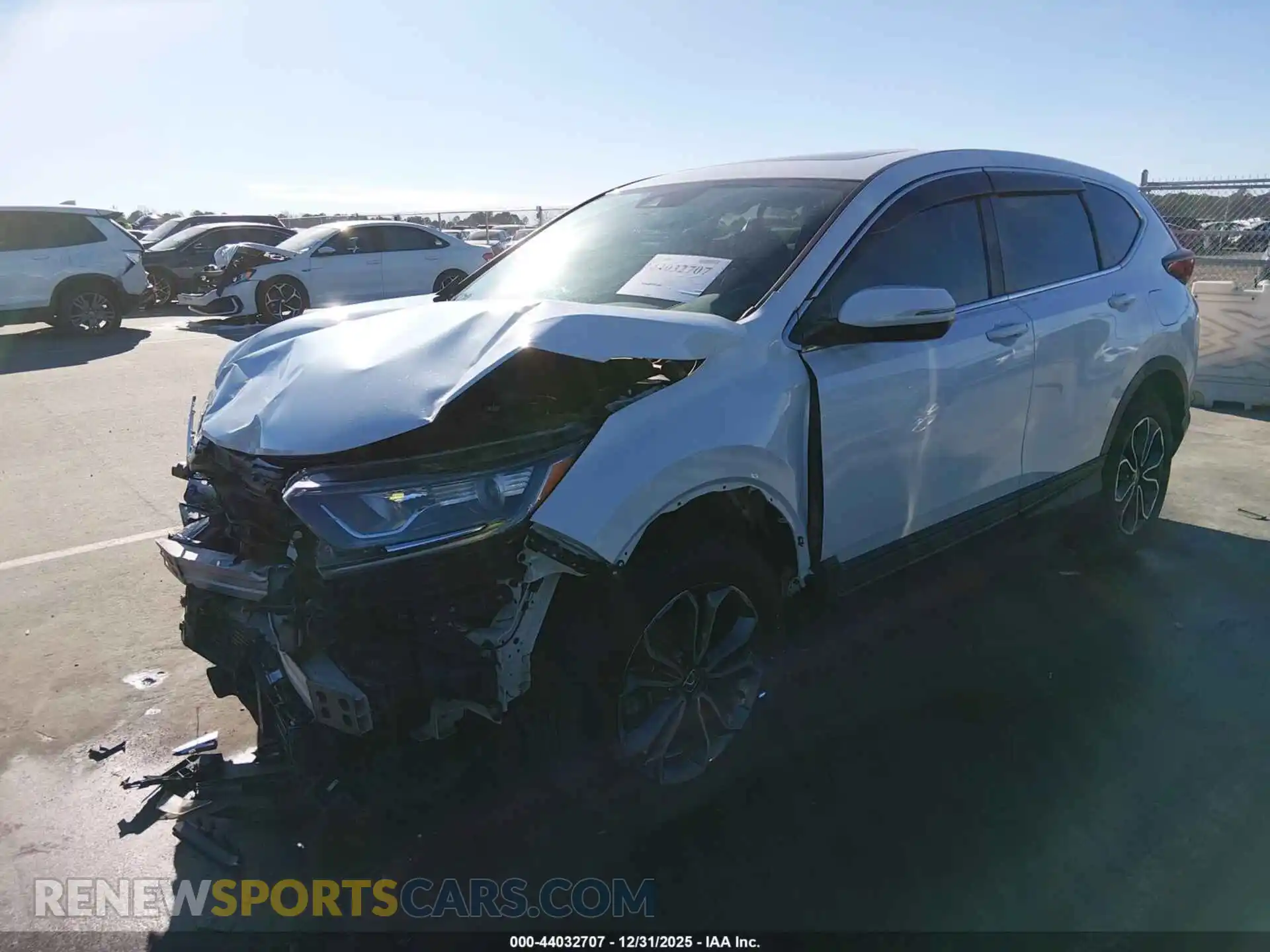 2 Photograph of a damaged car 5J6RW2H80MA010324 HONDA CR-V 2021