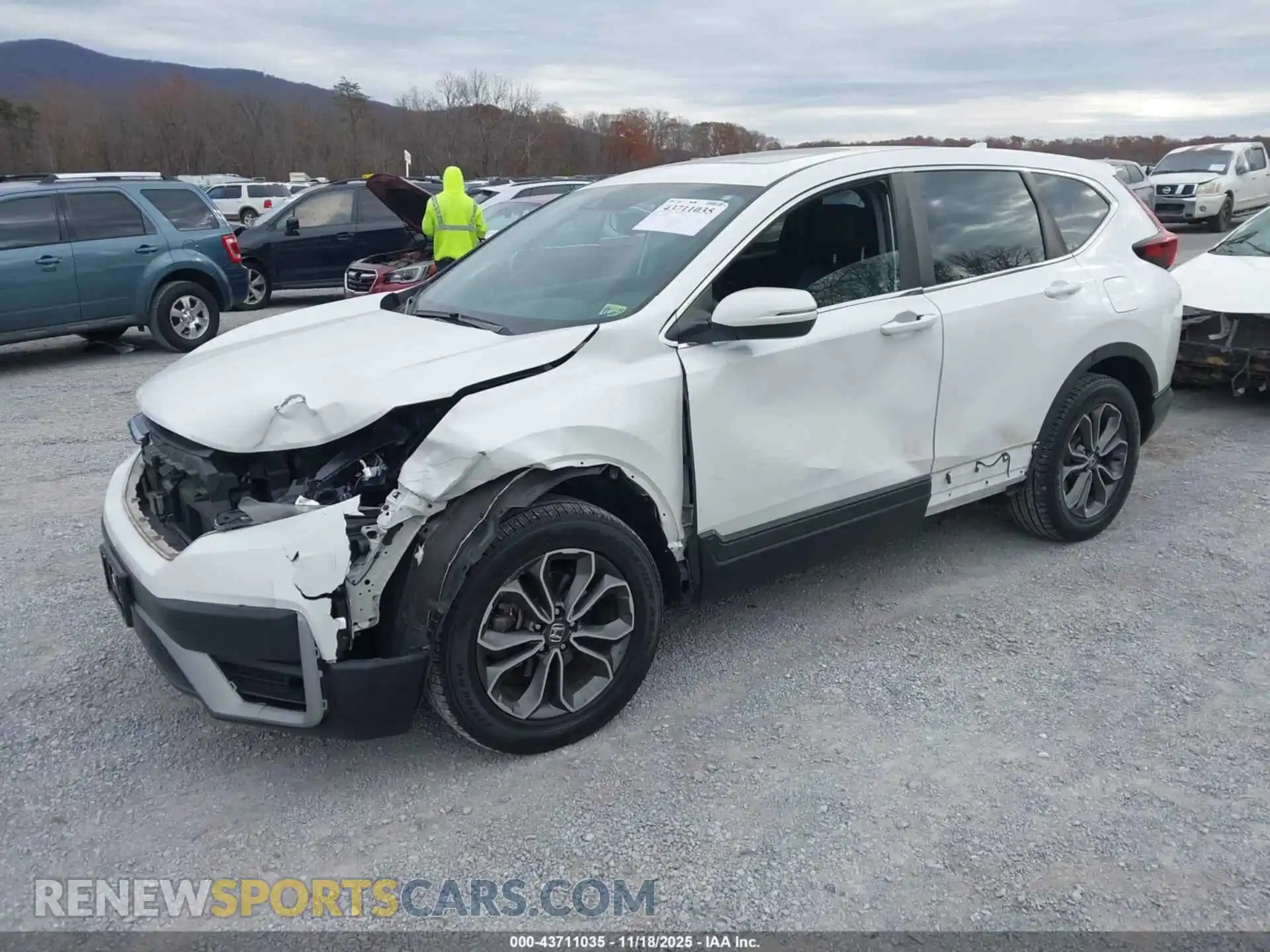 2 Photograph of a damaged car 5J6RW2H80MA016916 HONDA CR-V 2021