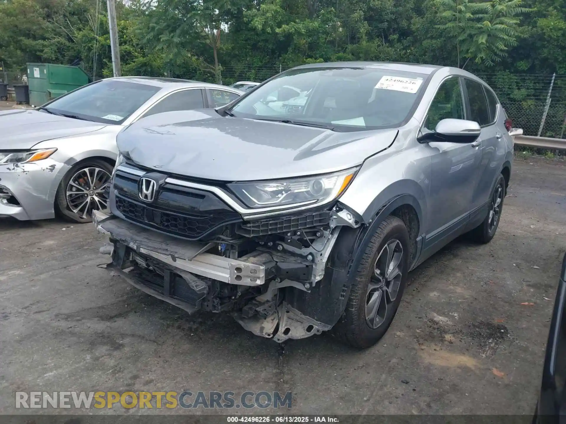 2 Photograph of a damaged car 5J6RW2H83MA010611 HONDA CR-V 2021