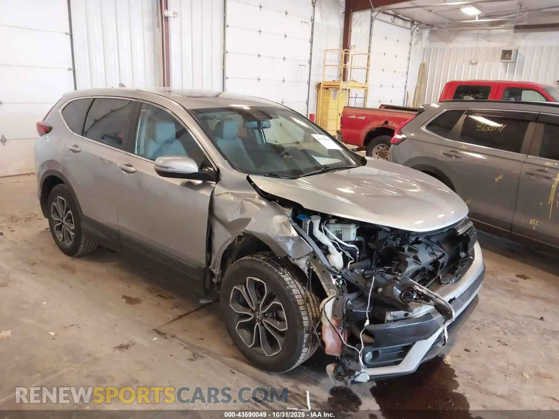 1 Photograph of a damaged car 5J6RW2H83ML014677 HONDA CR-V 2021