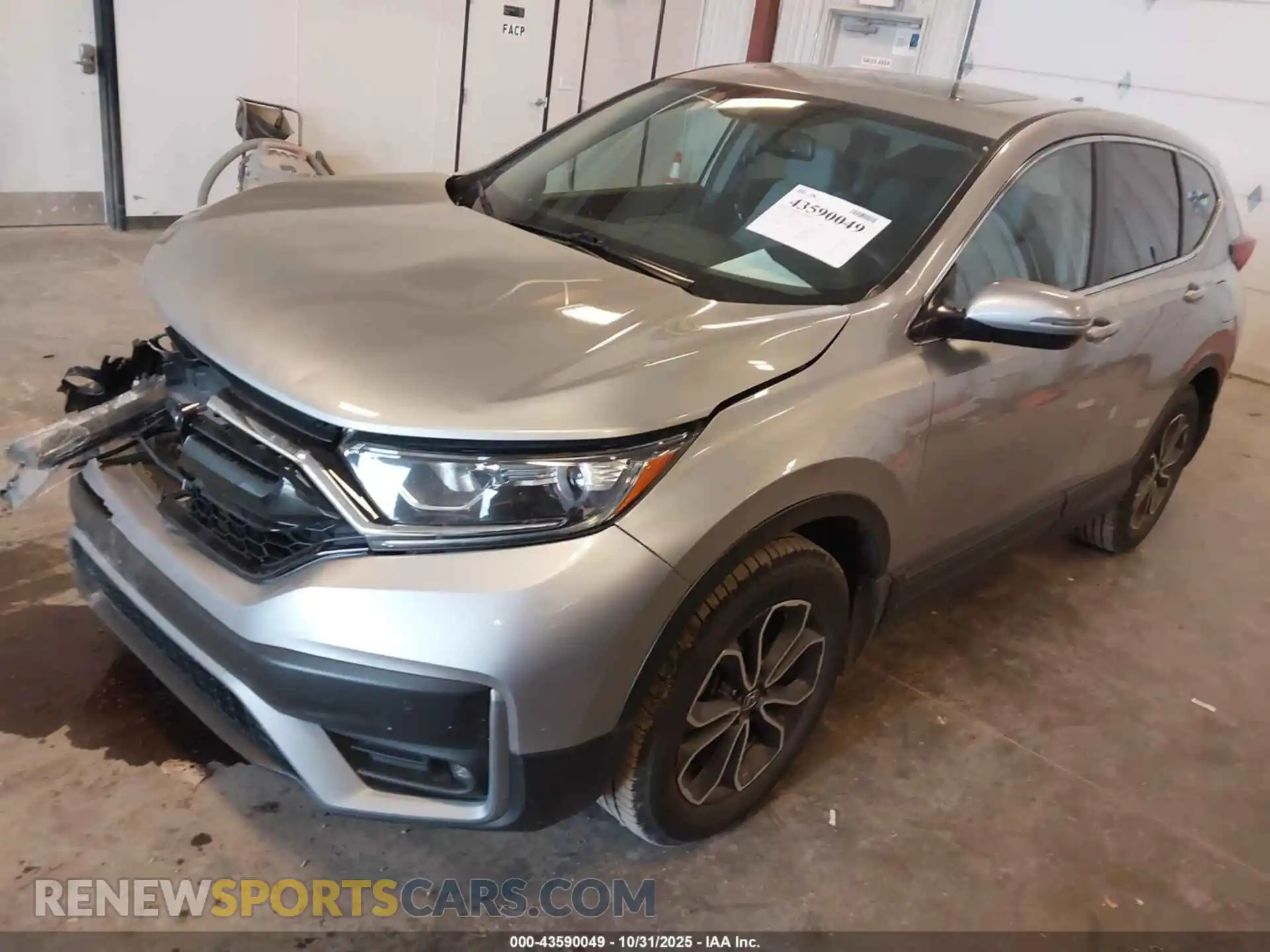 2 Photograph of a damaged car 5J6RW2H83ML014677 HONDA CR-V 2021