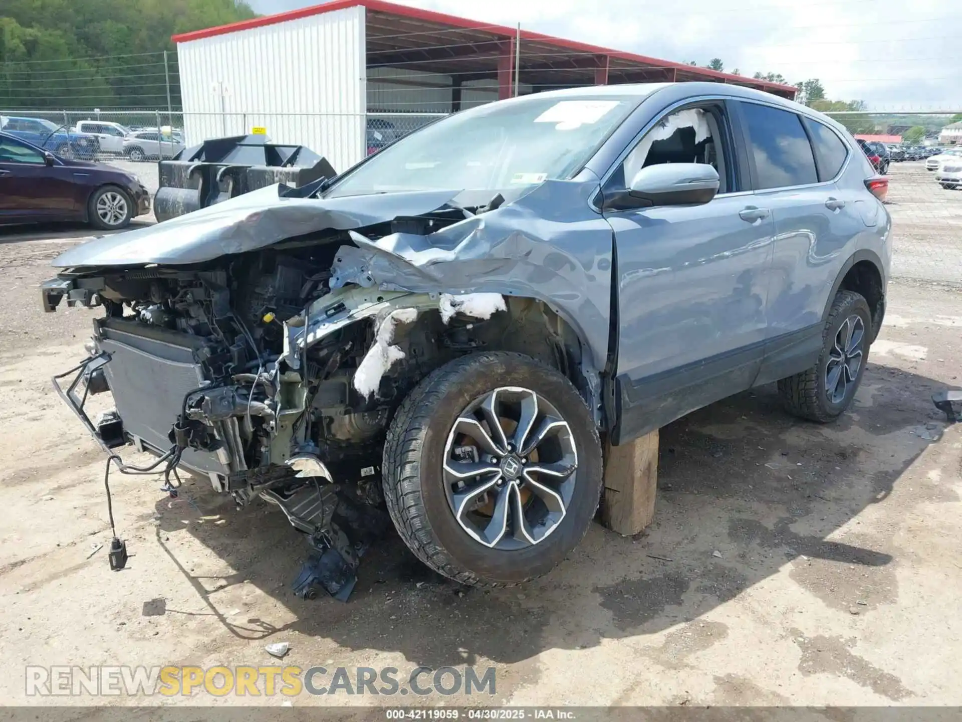 2 Photograph of a damaged car 5J6RW2H84MA015722 HONDA CR-V 2021