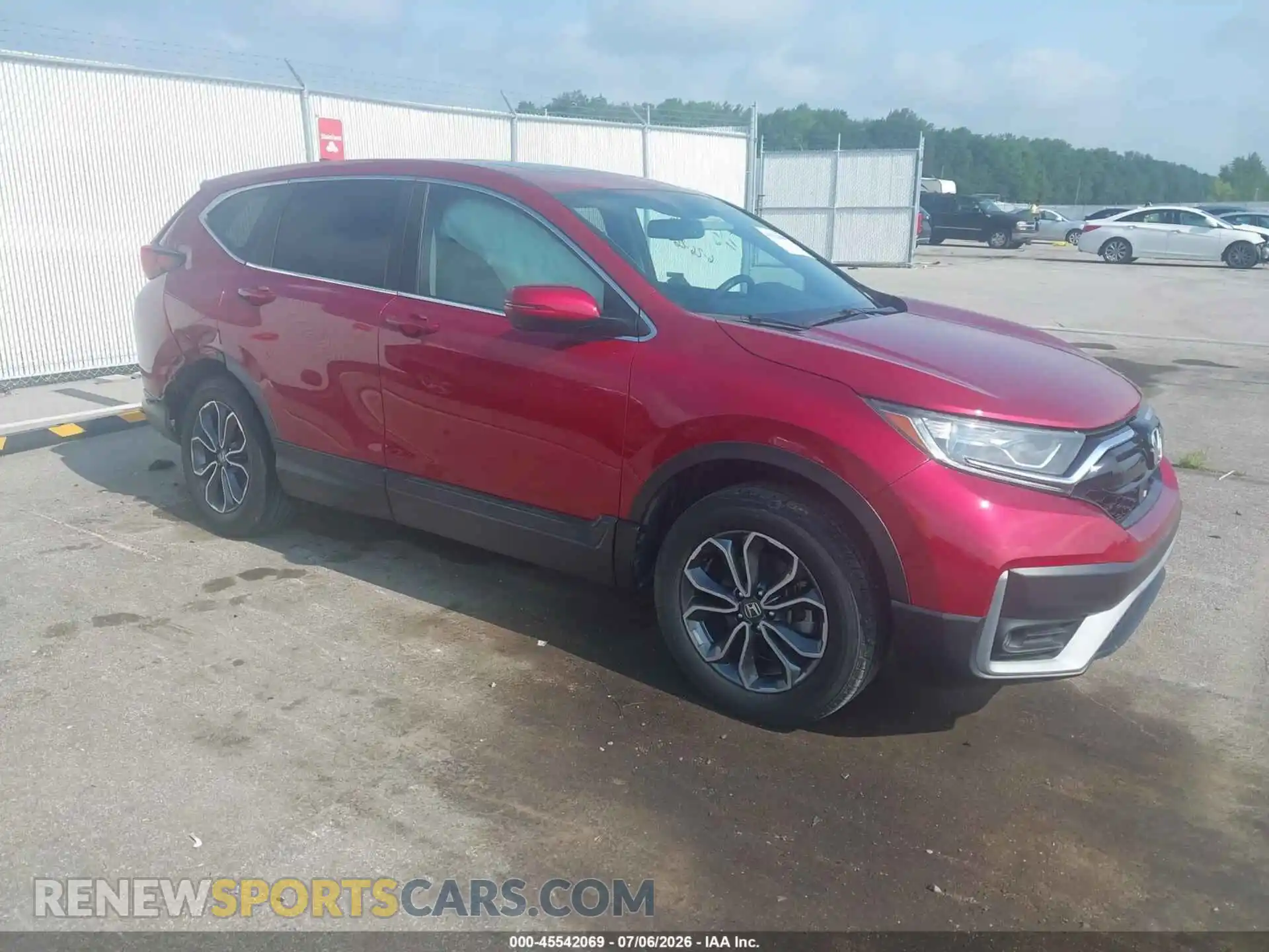 1 Photograph of a damaged car 5J6RW2H85ML002384 HONDA CR-V 2021