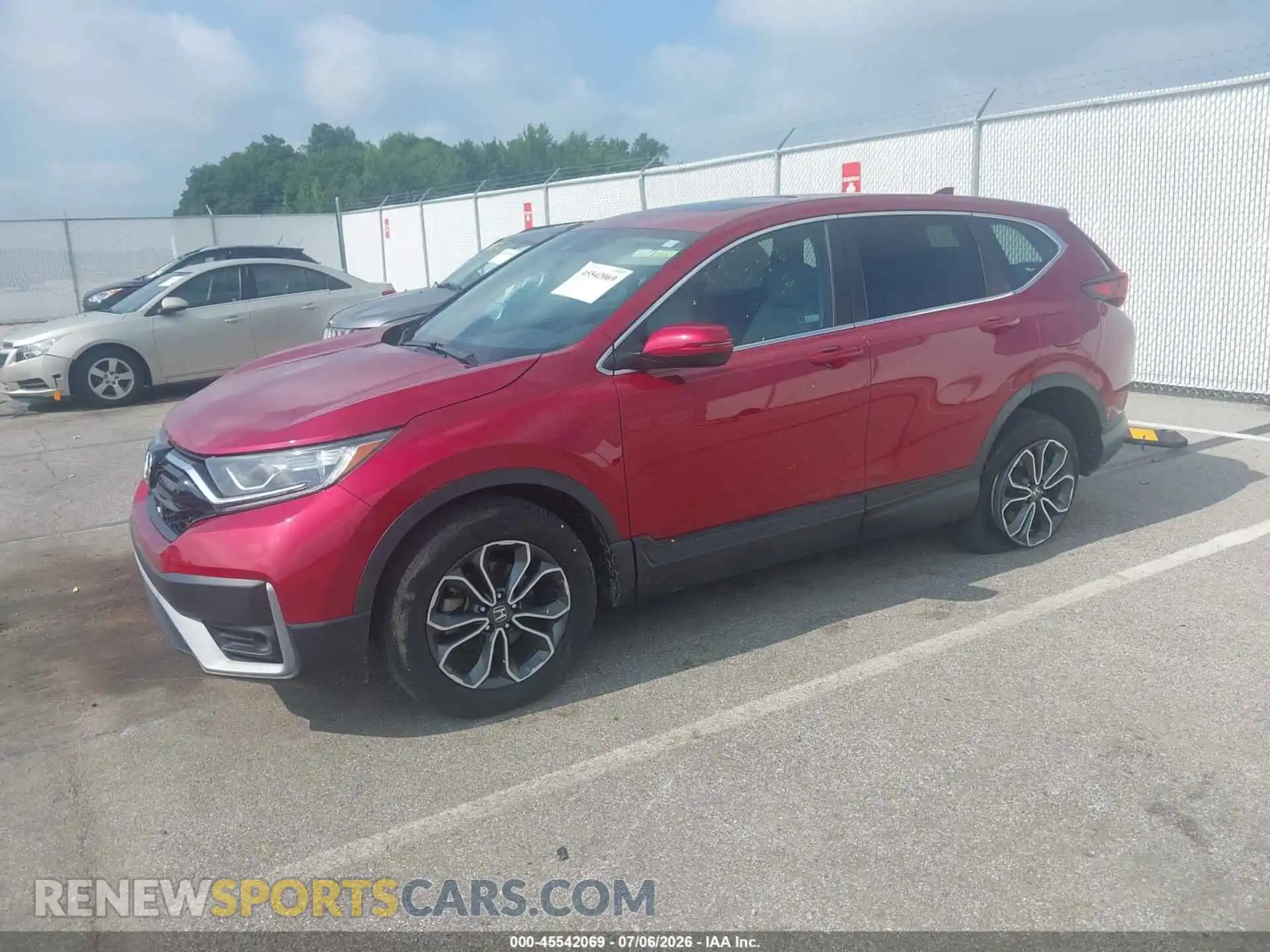2 Photograph of a damaged car 5J6RW2H85ML002384 HONDA CR-V 2021
