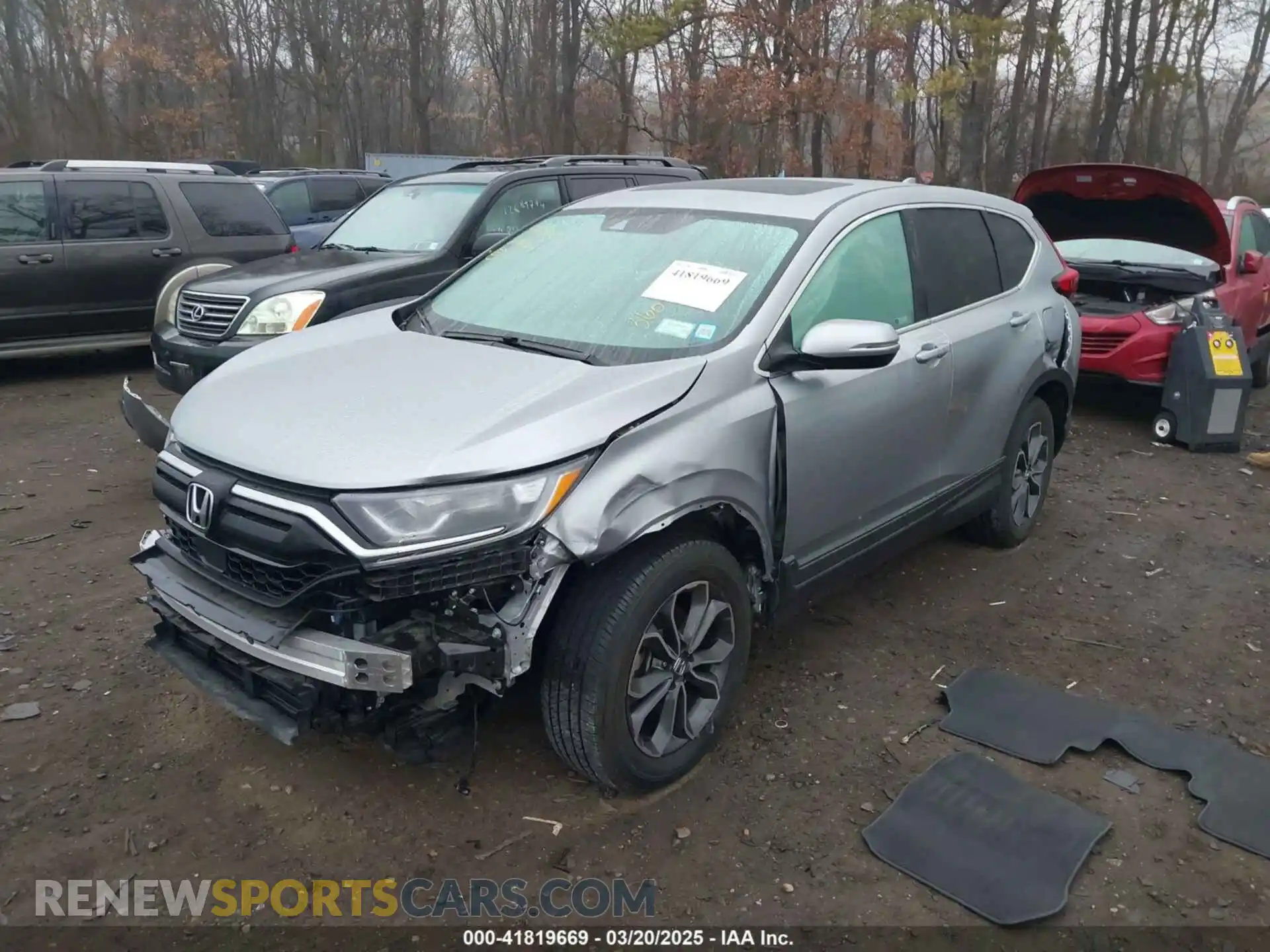 2 Photograph of a damaged car 5J6RW2H88MA009194 HONDA CR-V 2021