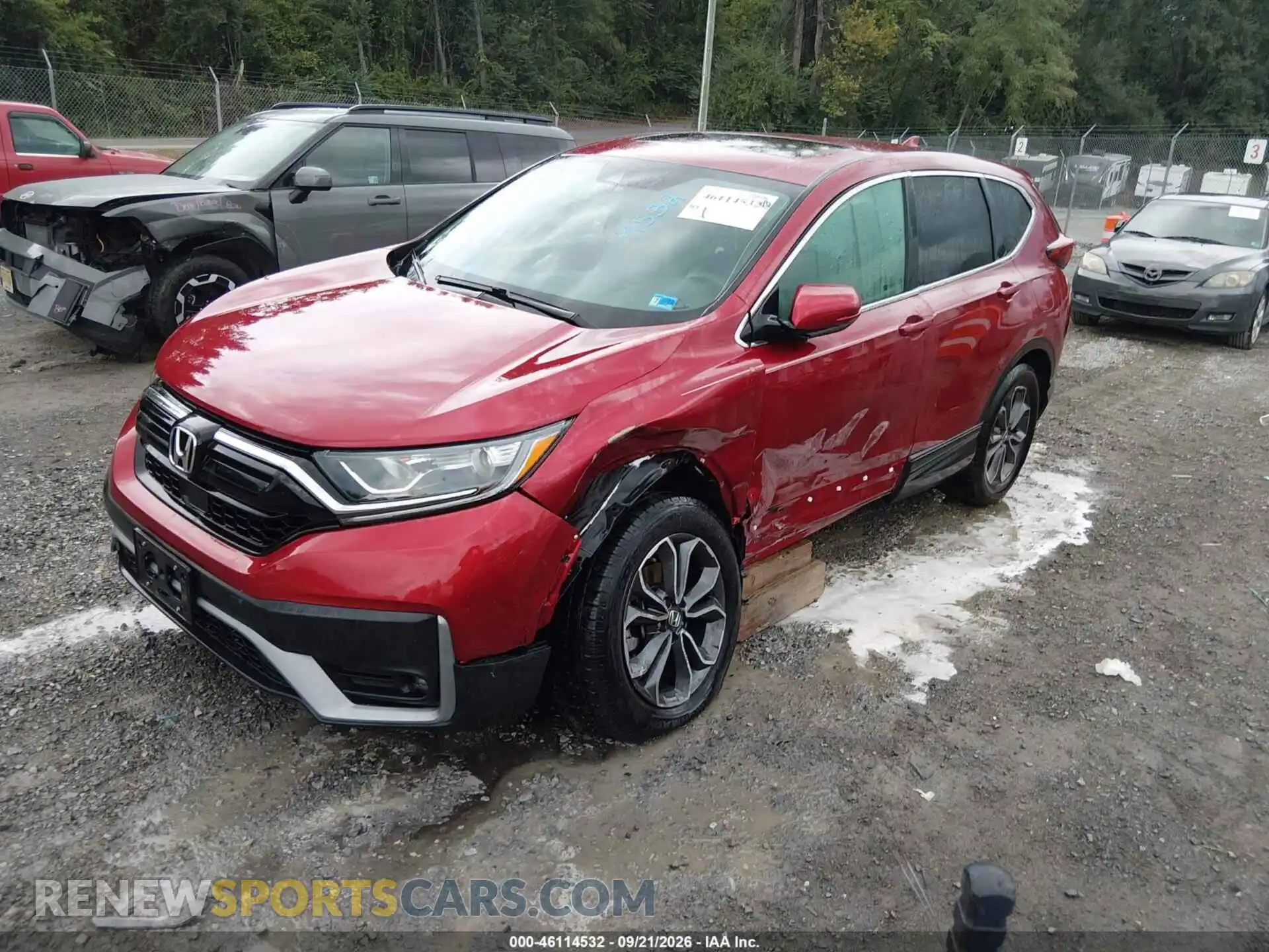 2 Photograph of a damaged car 5J6RW2H88ML022466 HONDA CR-V 2021