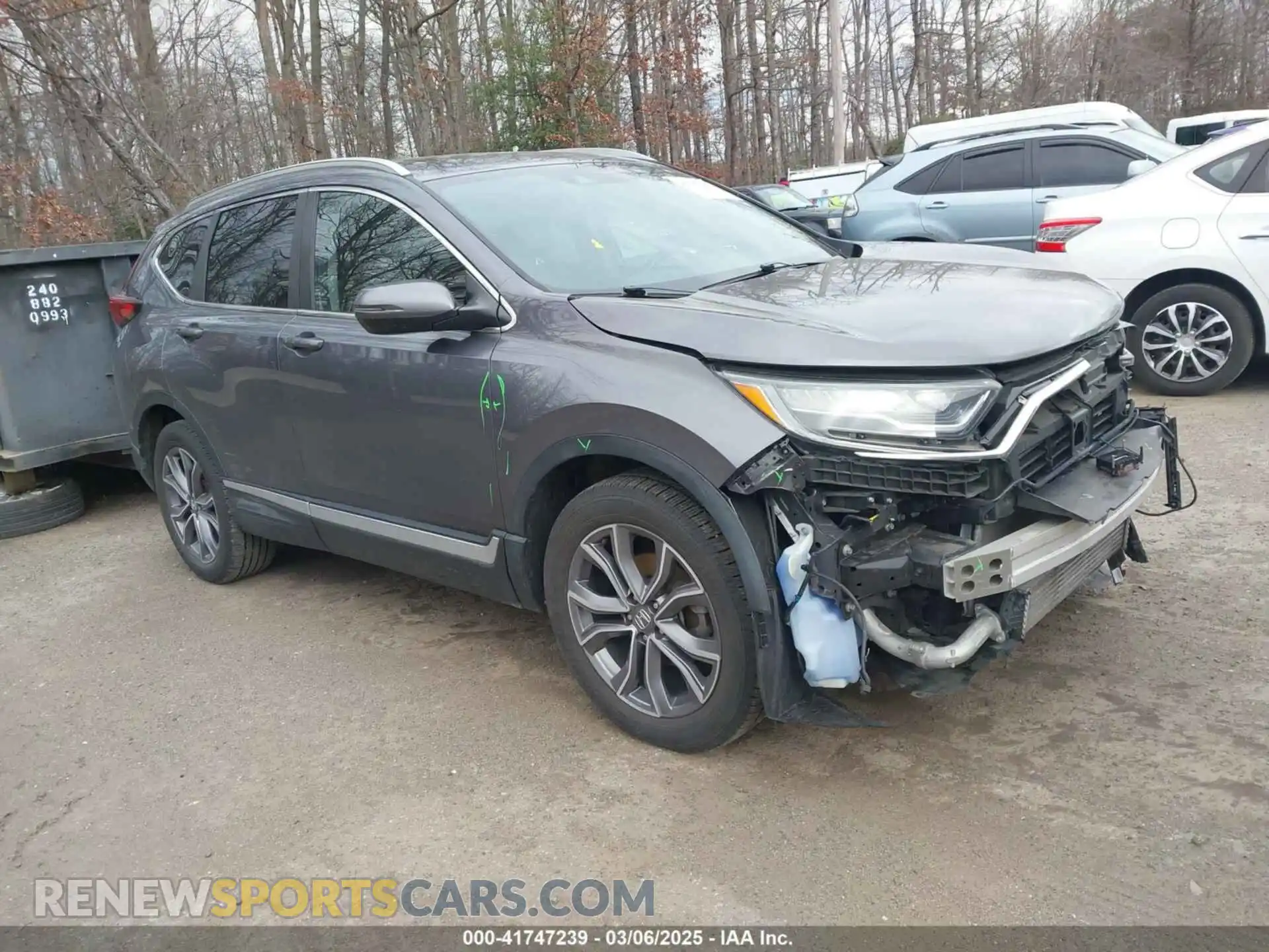 1 Photograph of a damaged car 5J6RW2H91ML019241 HONDA CR-V 2021
