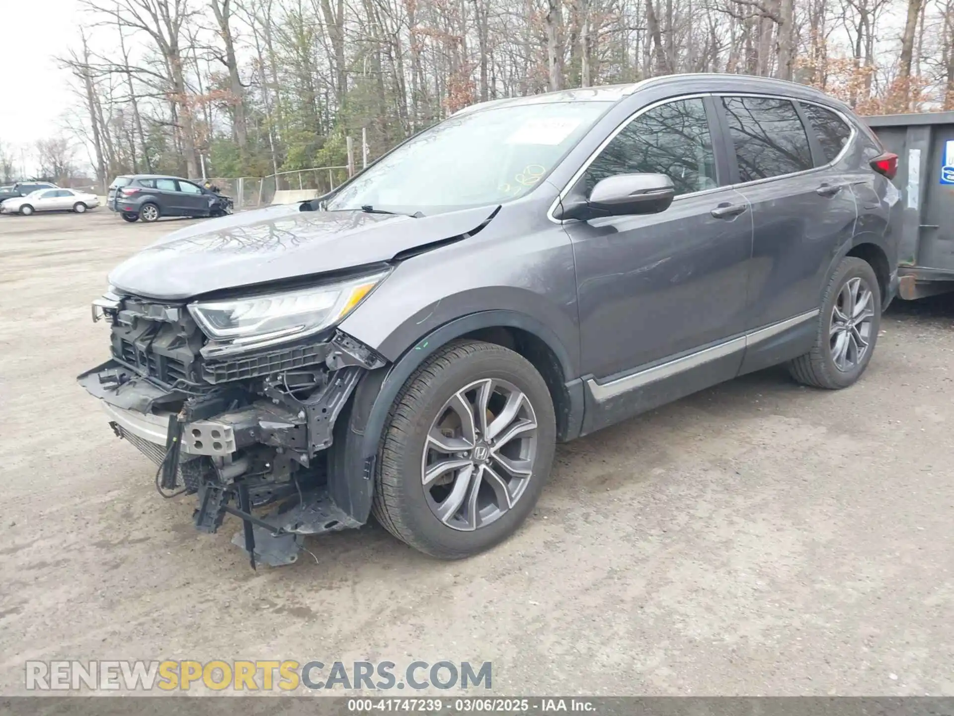 2 Photograph of a damaged car 5J6RW2H91ML019241 HONDA CR-V 2021