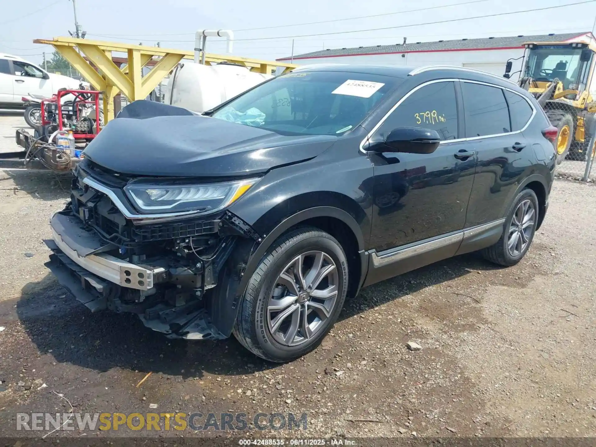 2 Photograph of a damaged car 5J6RW2H94ML016530 HONDA CR-V 2021